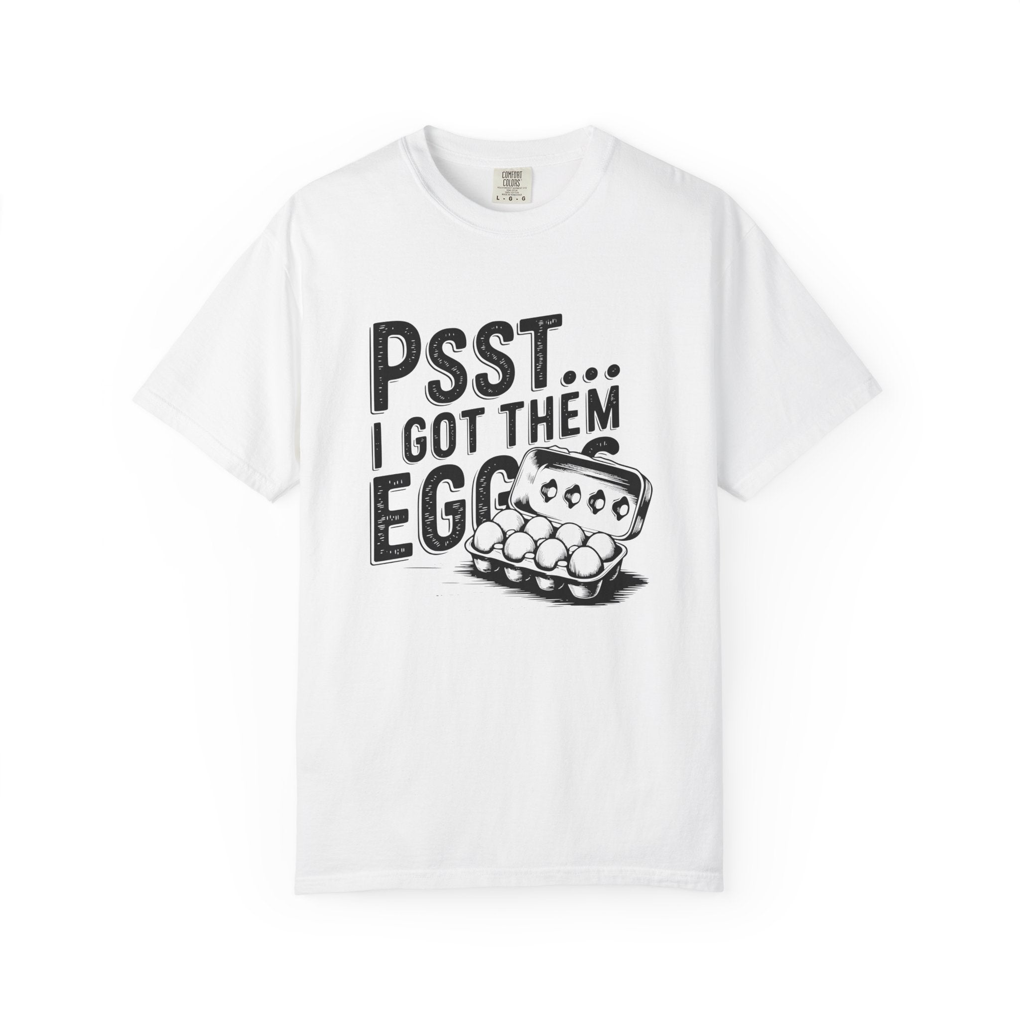 Homestead Women's T-Shirt - Psst...I Got Them Eggs | T-Shirt by atgodanddesigns