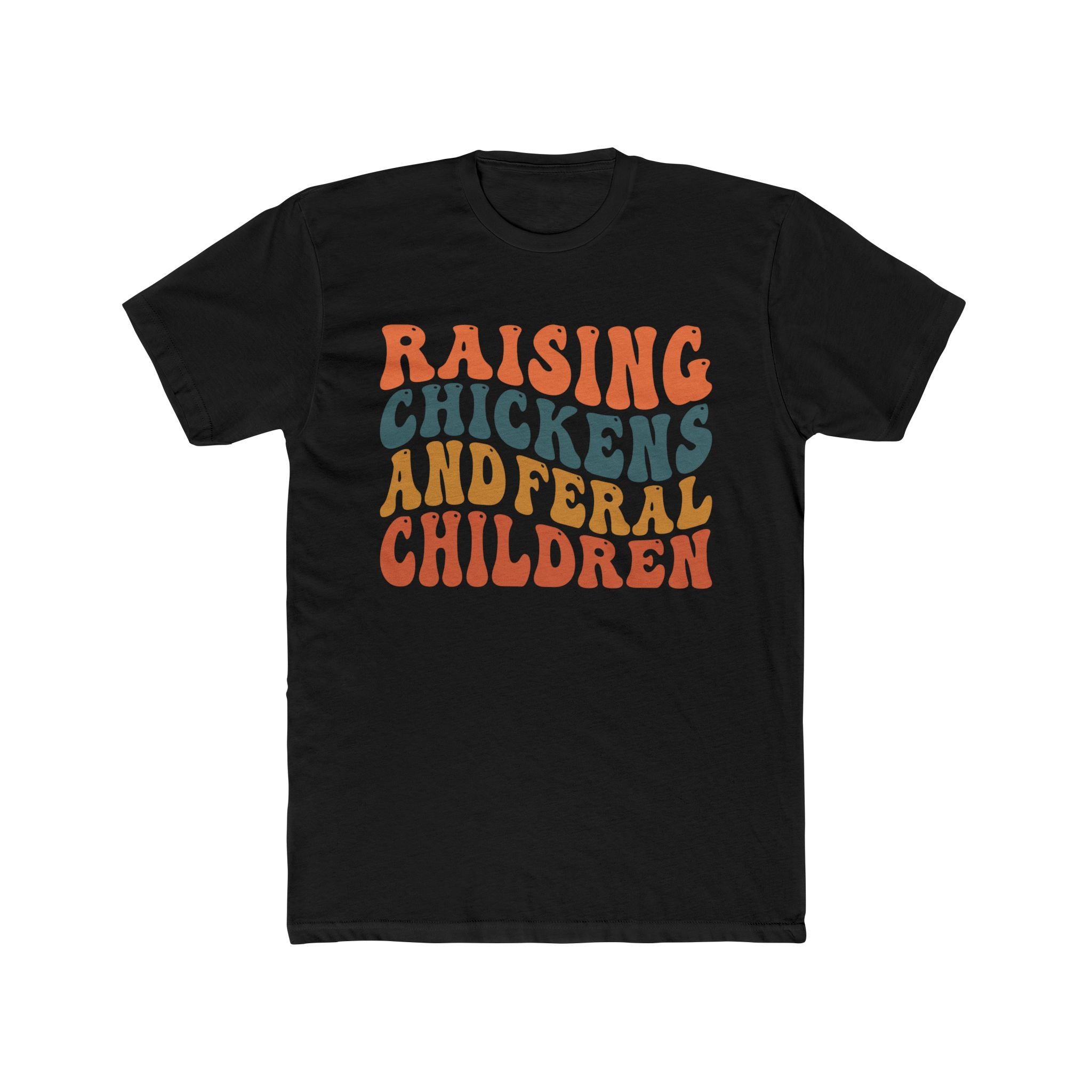 Homestead Women's T-Shirt - Raising Chickens & Feral Children | T-Shirt by atgodanddesigns