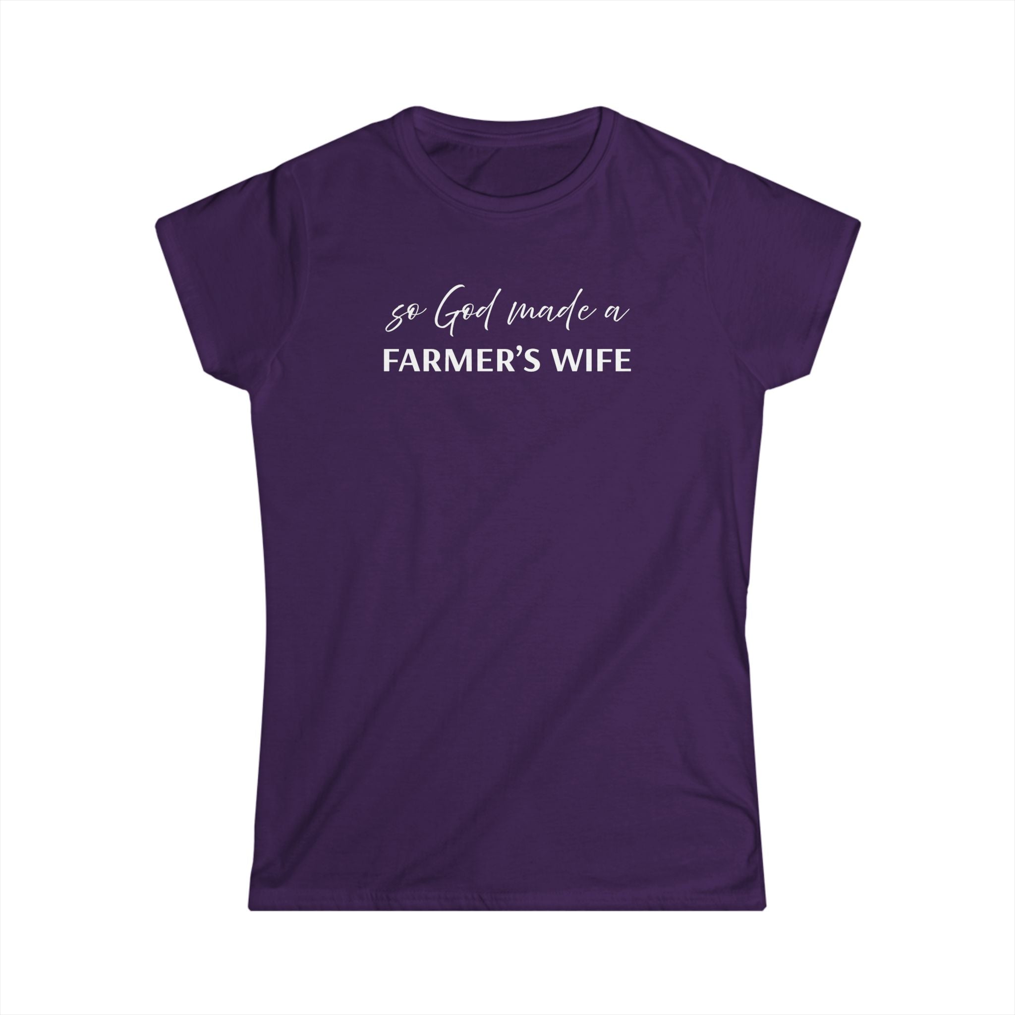 Homestead Women's T-Shirt - So God made a Farmers Wife | T-Shirt by atgodanddesigns