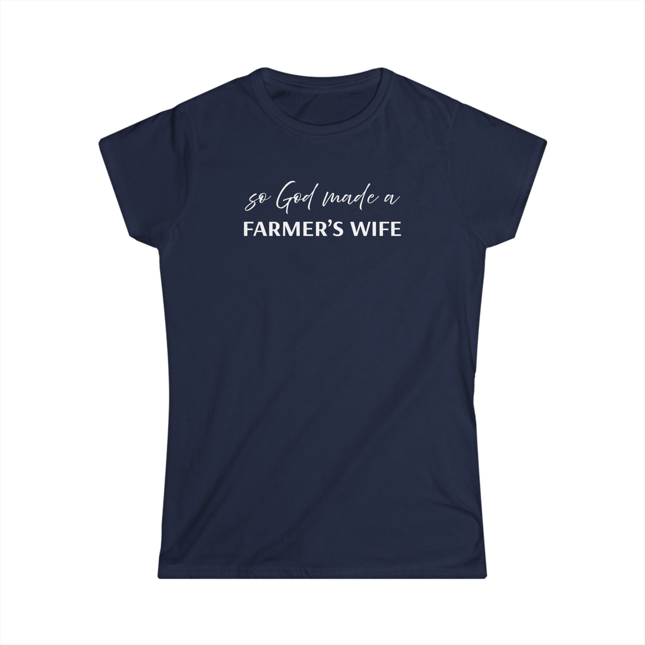 Homestead Women's T-Shirt - So God made a Farmers Wife | T-Shirt by atgodanddesigns