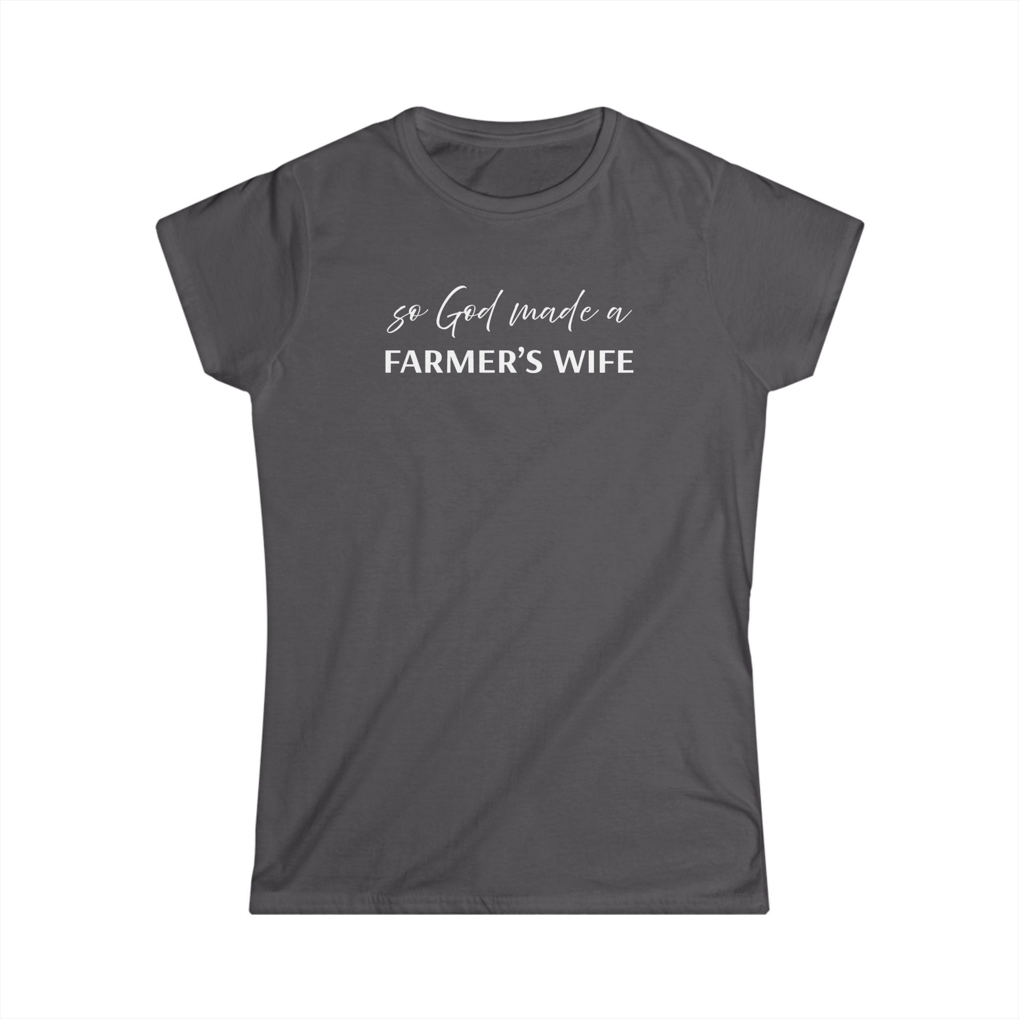 Homestead Women's T-Shirt - So God made a Farmers Wife | T-Shirt by atgodanddesigns
