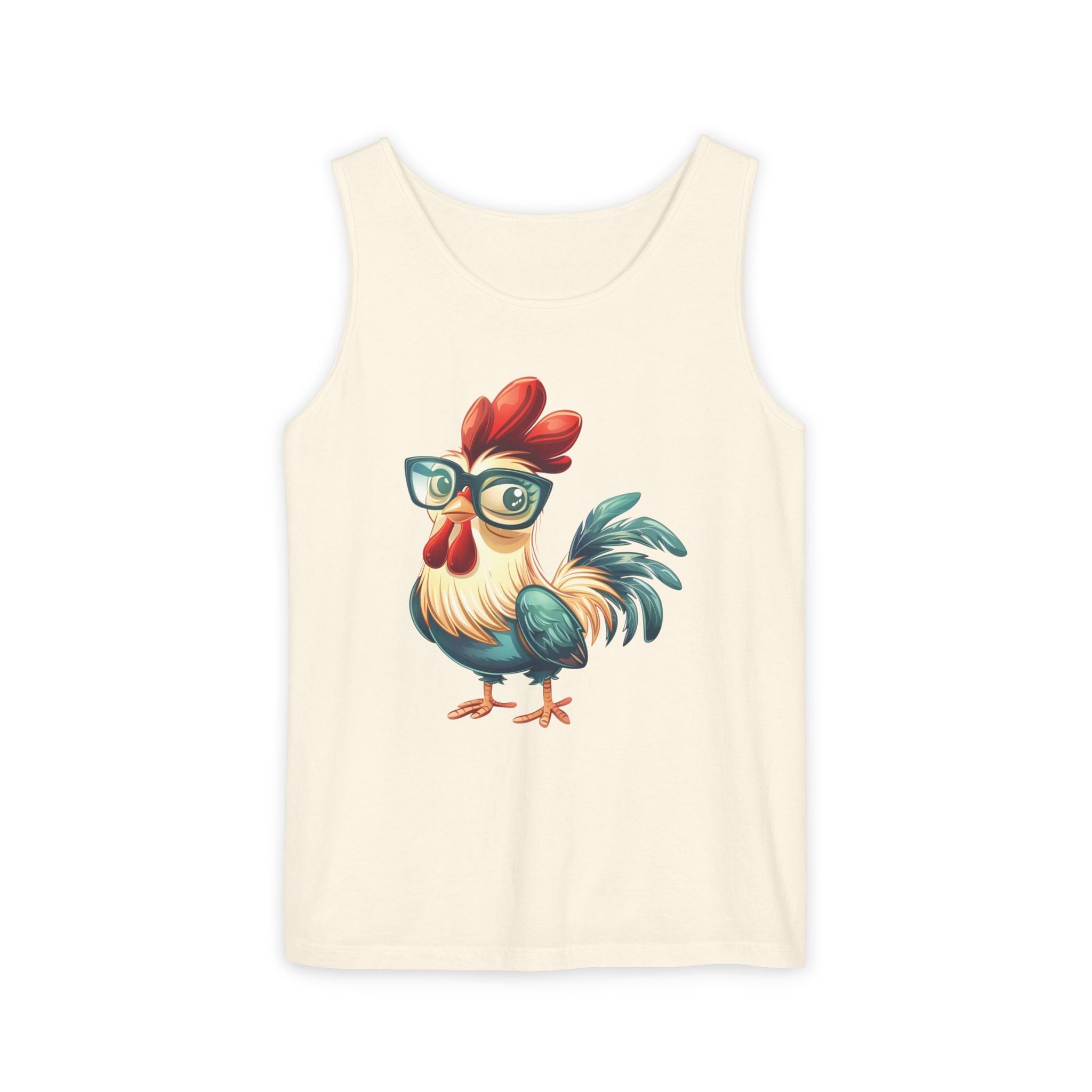 Homestead Women's Tank - Chicken With Glasses | Tank Top by atgodanddesigns