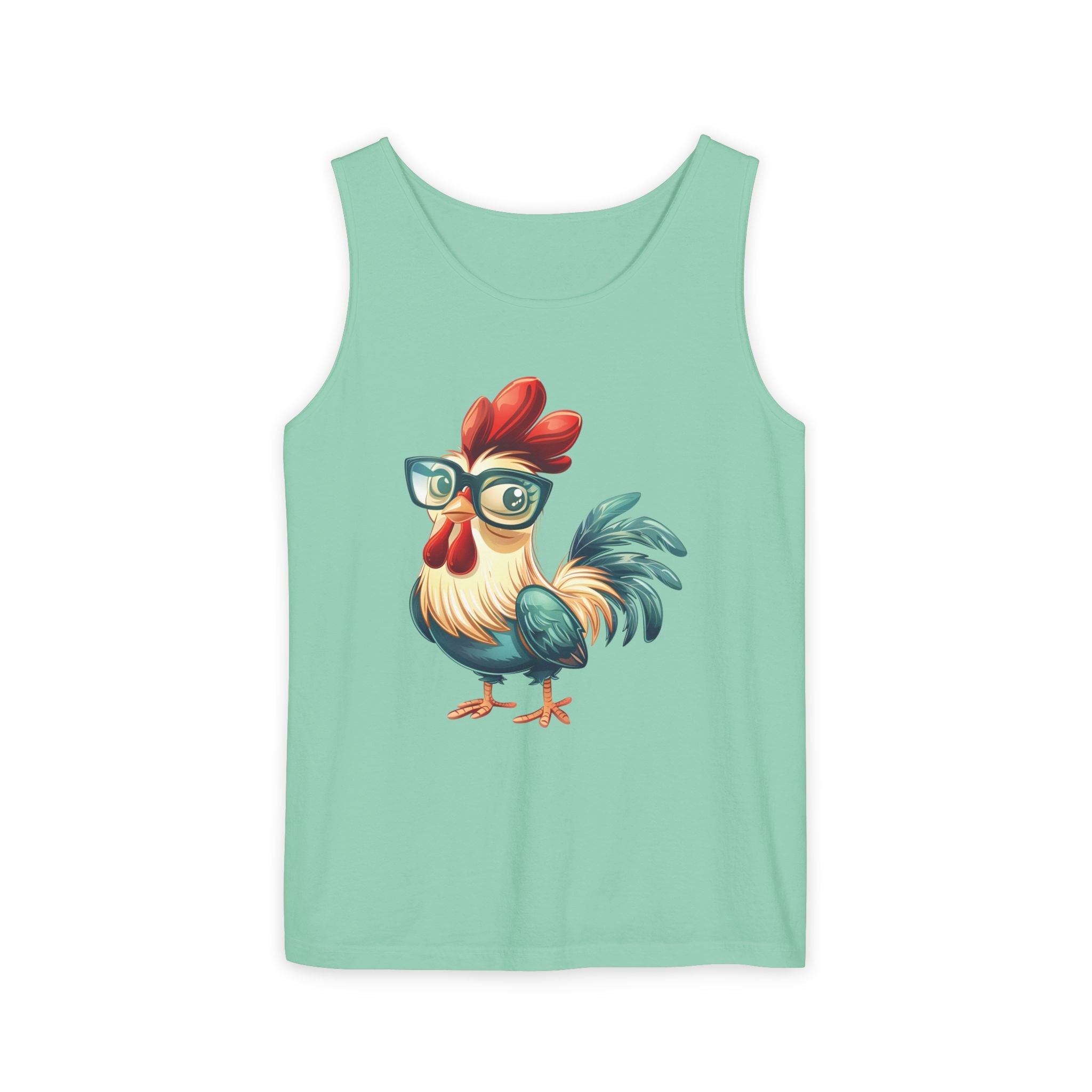 Homestead Women's Tank - Chicken With Glasses | Tank Top by atgodanddesigns