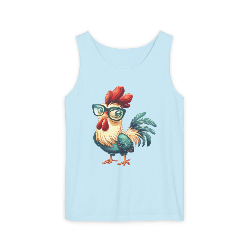 Homestead Women's Tank - Chicken With Glasses | Tank Top by atgodanddesigns