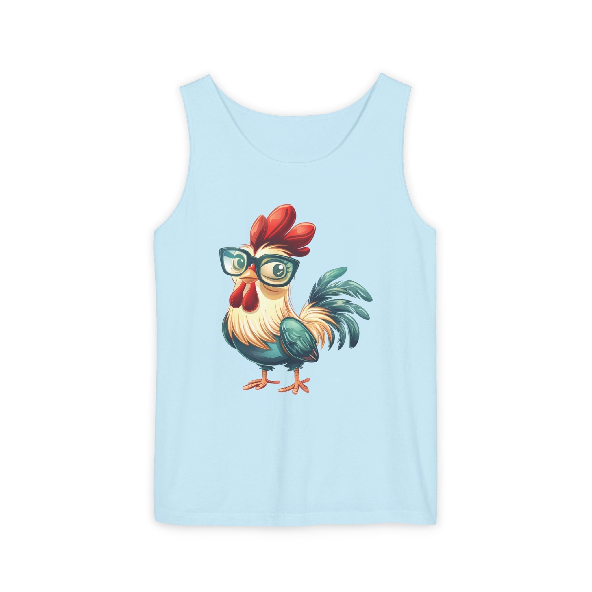 Homestead Women's Tank - Chicken With Glasses | Tank Top by atgodanddesigns