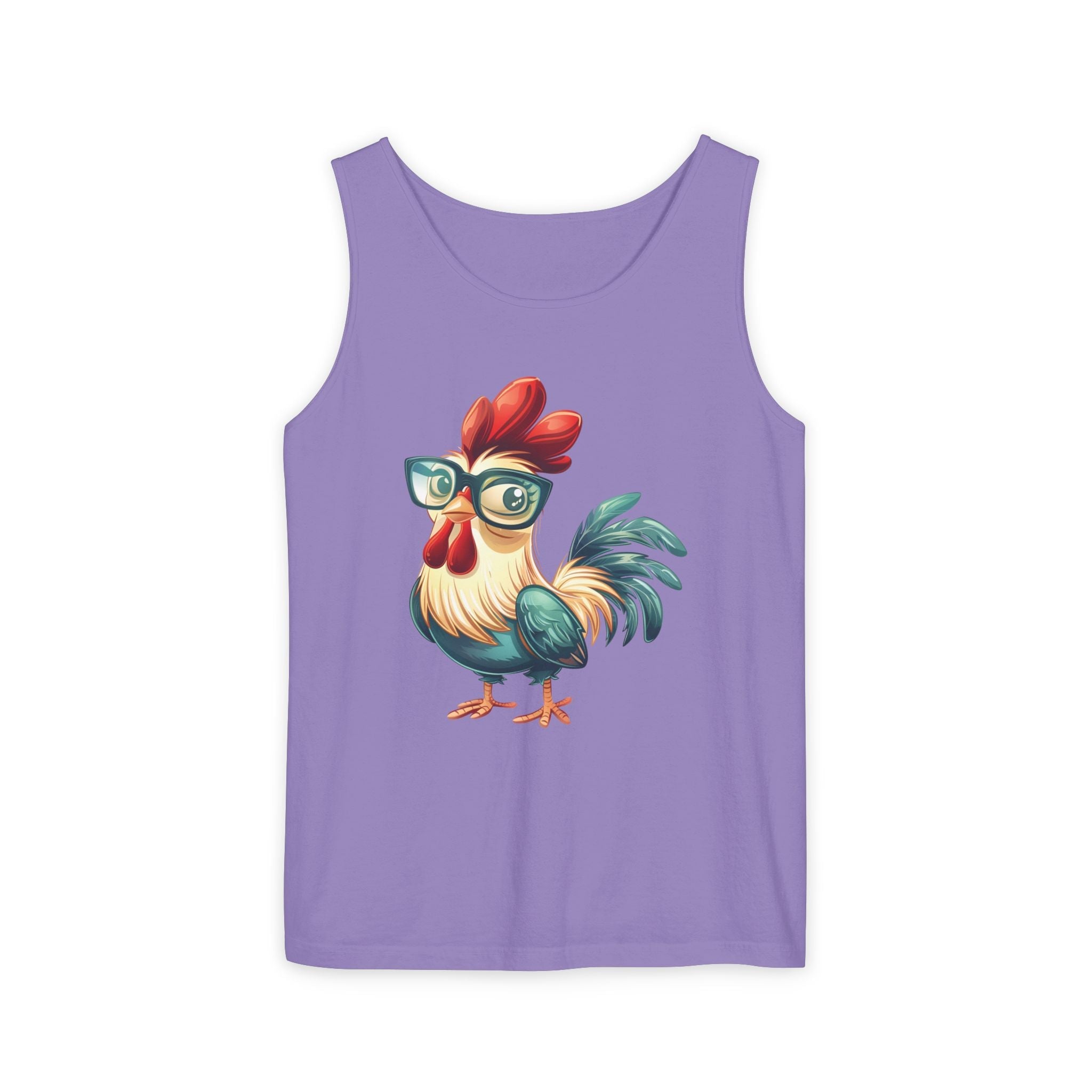 Homestead Women's Tank - Chicken With Glasses | Tank Top by atgodanddesigns
