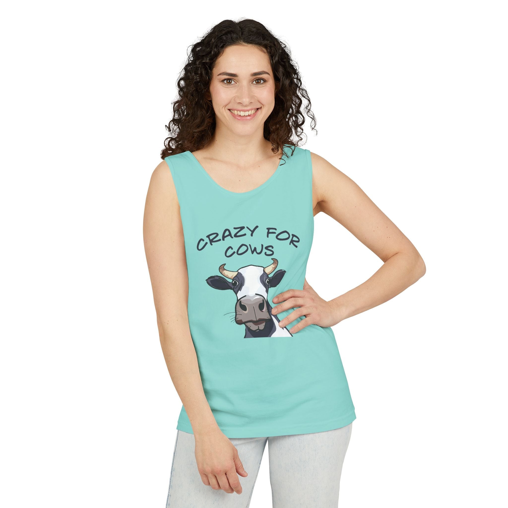 Homestead Women's Tank - Crazy For Cows | Tank Top by atgodanddesigns
