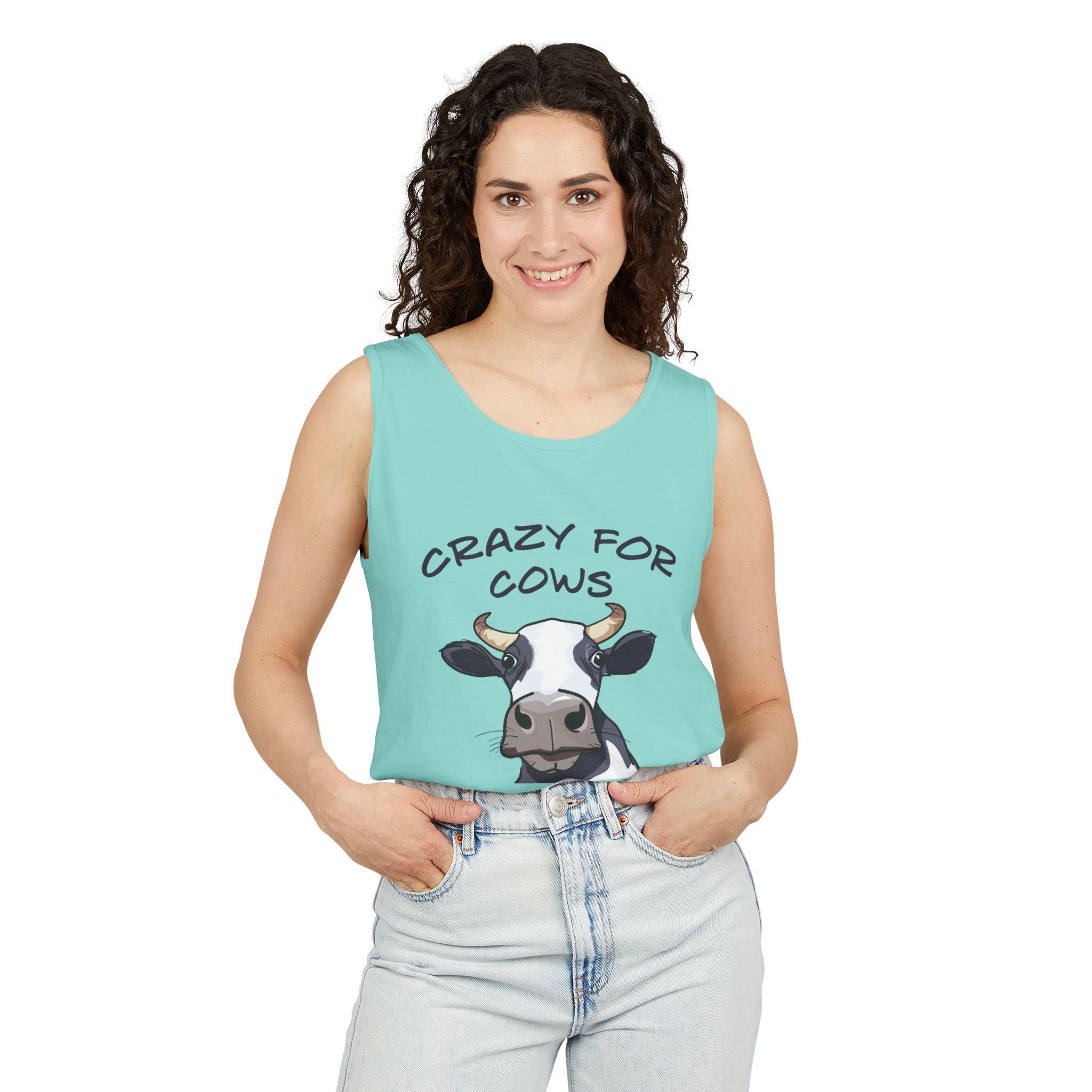 Homestead Women's Tank - Crazy For Cows | Tank Top by atgodanddesigns