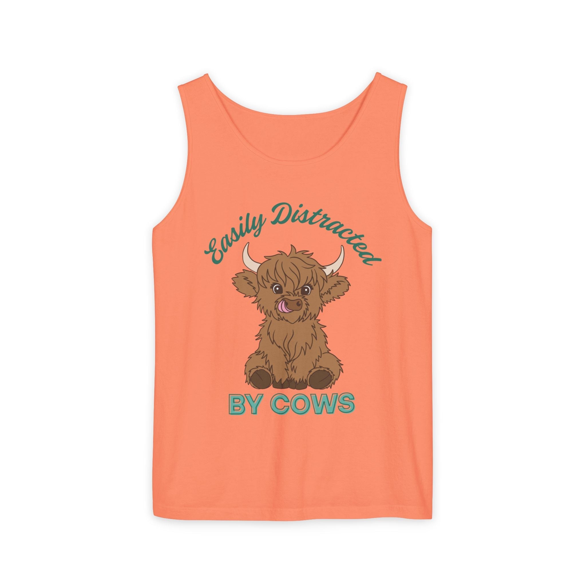 Homestead Women's Tank - Easily Distracted By Cows | Tank Top by atgodanddesigns