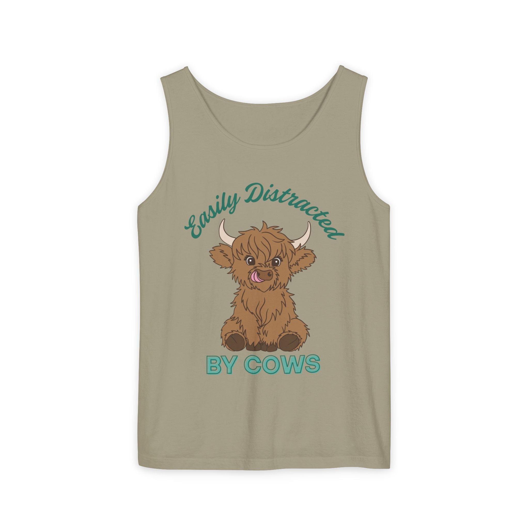Homestead Women's Tank - Easily Distracted By Cows | Tank Top by atgodanddesigns