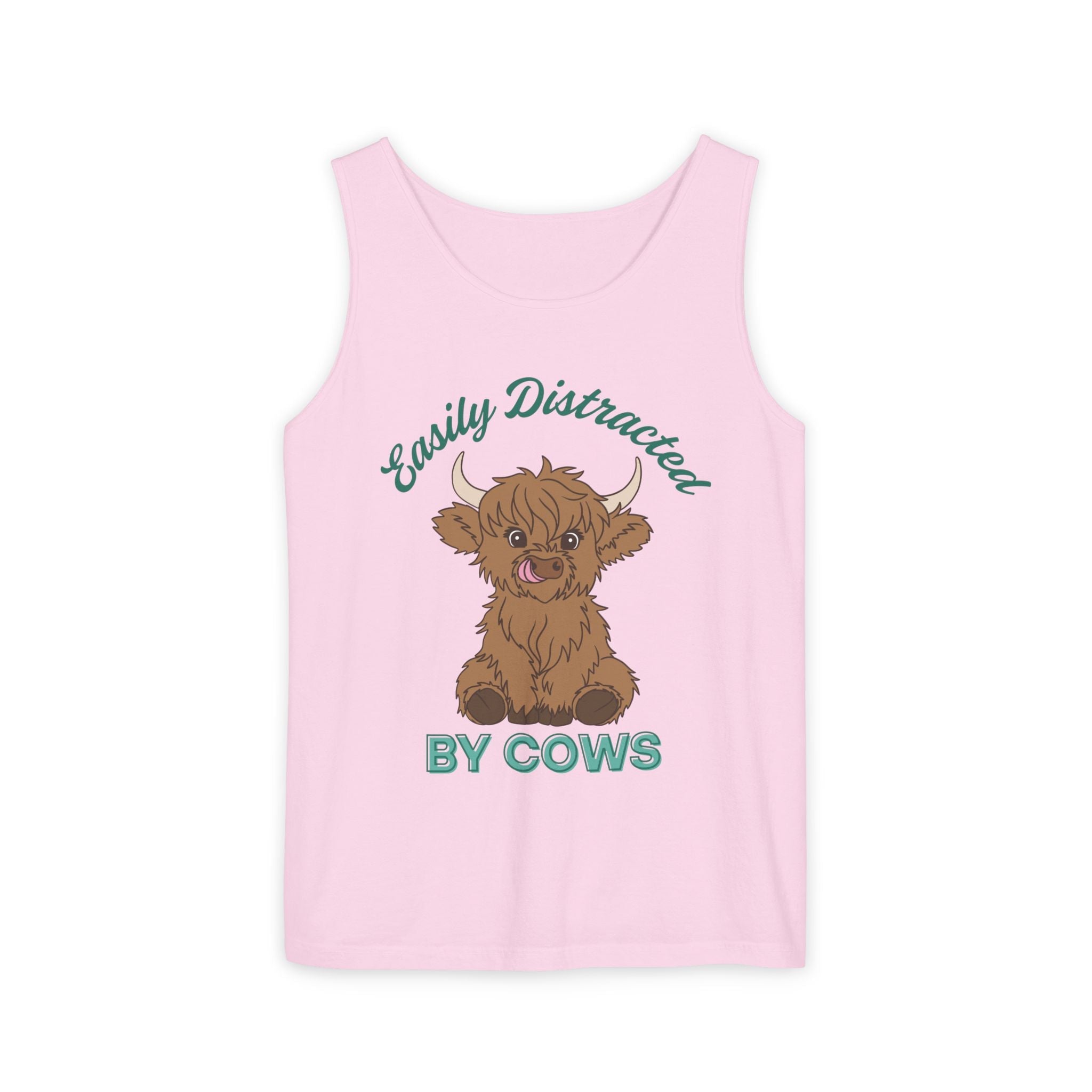 Homestead Women's Tank - Easily Distracted By Cows | Tank Top by atgodanddesigns