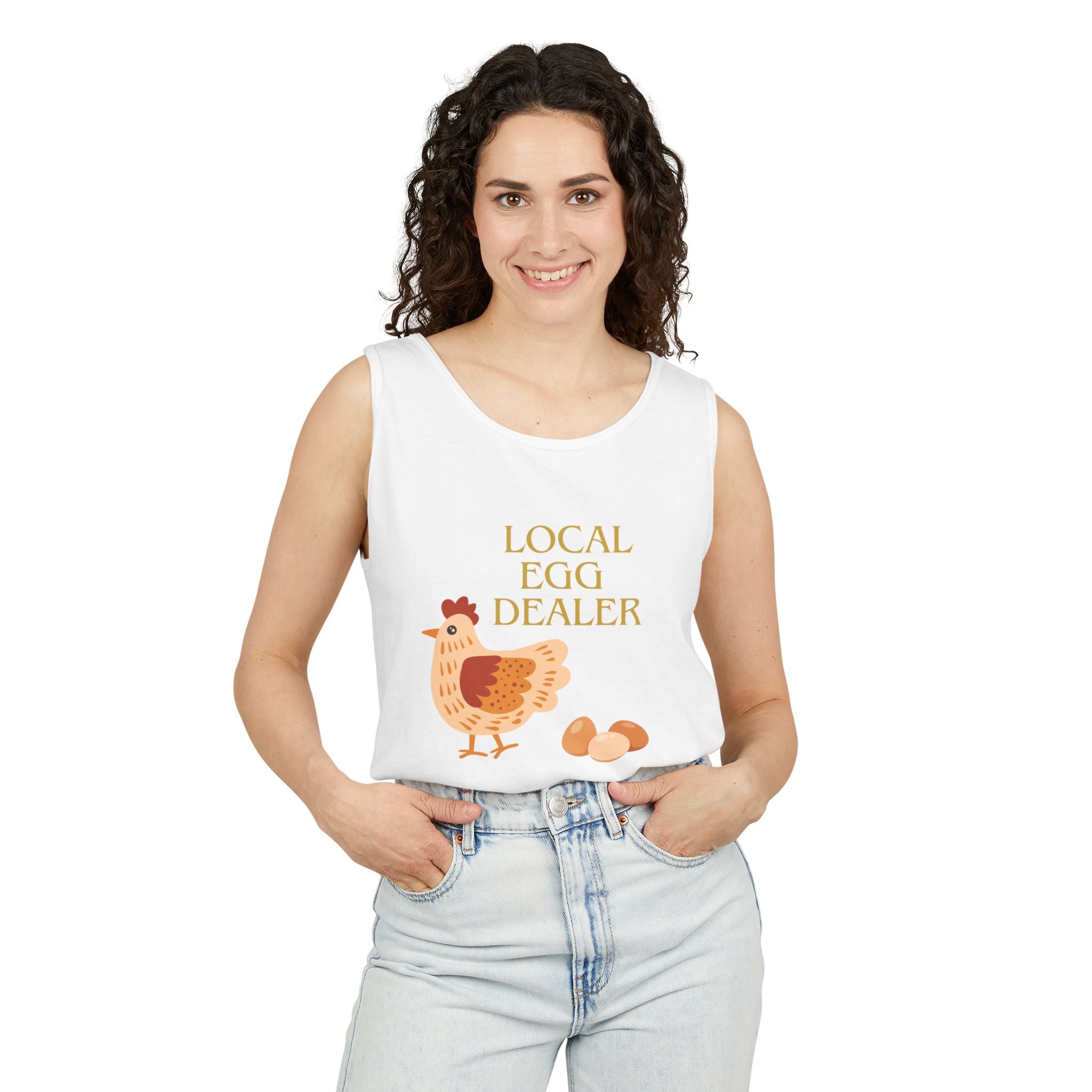 Homestead Women's Tank - Local Egg Dealer | Tank Top by atgodanddesigns