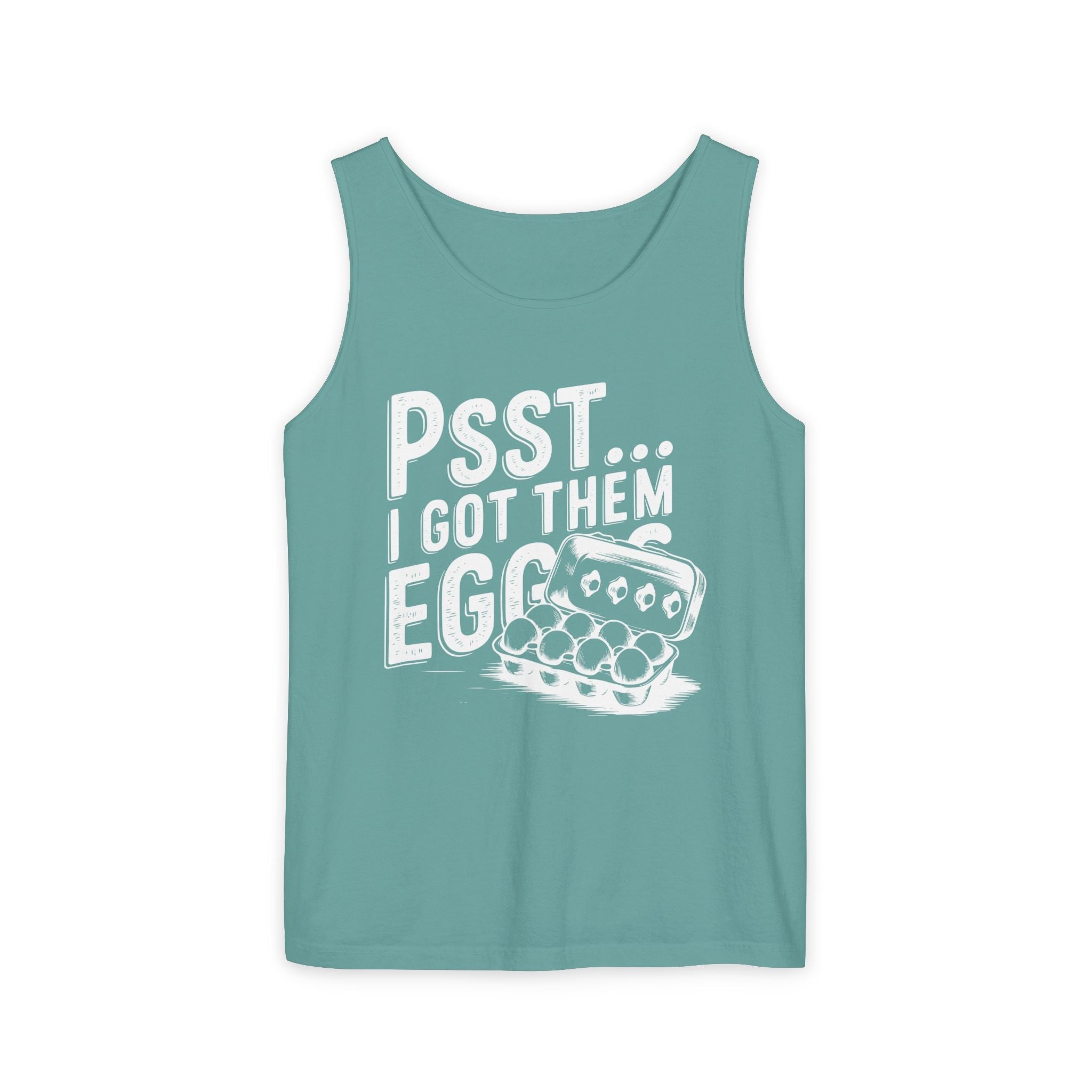 Homestead Women's Tank - Psst...I Got Them Eggs | Tank Top by atgodanddesigns
