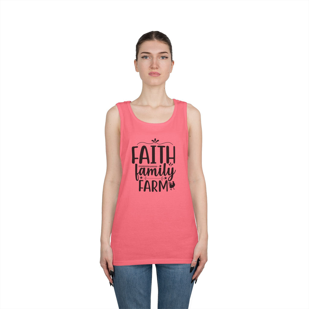 Homestead Women's Tank Top - Faith, Family, Farm | Tank Top by atgodanddesigns