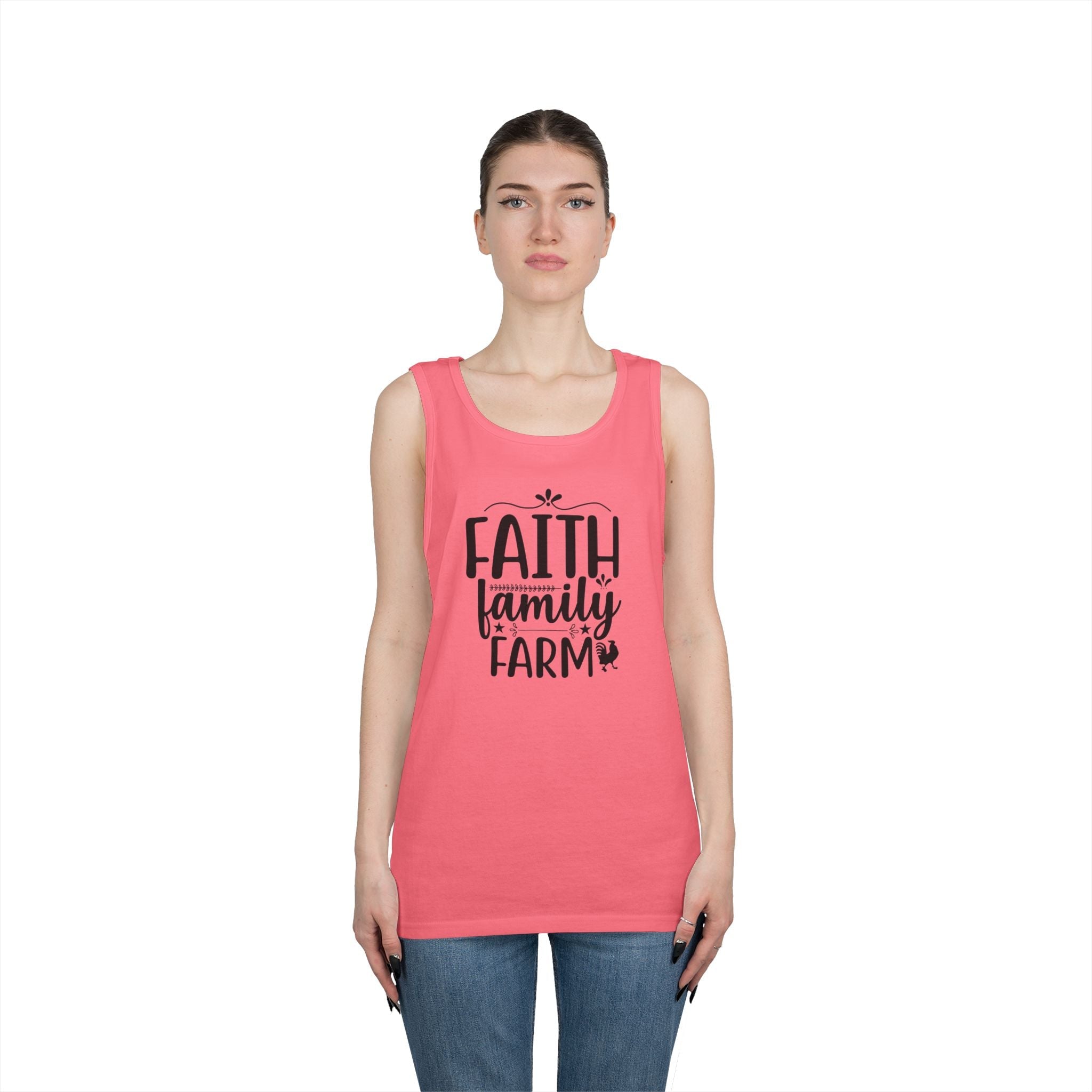 Homestead Women's Tank Top - Faith, Family, Farm | Tank Top by atgodanddesigns