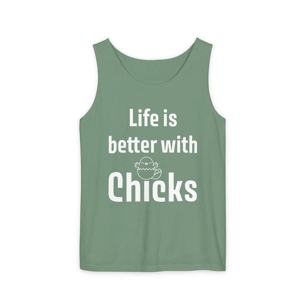 Homestead Women's Tank Top - Life Is Better With Chicks | Tank Top by atgodanddesigns