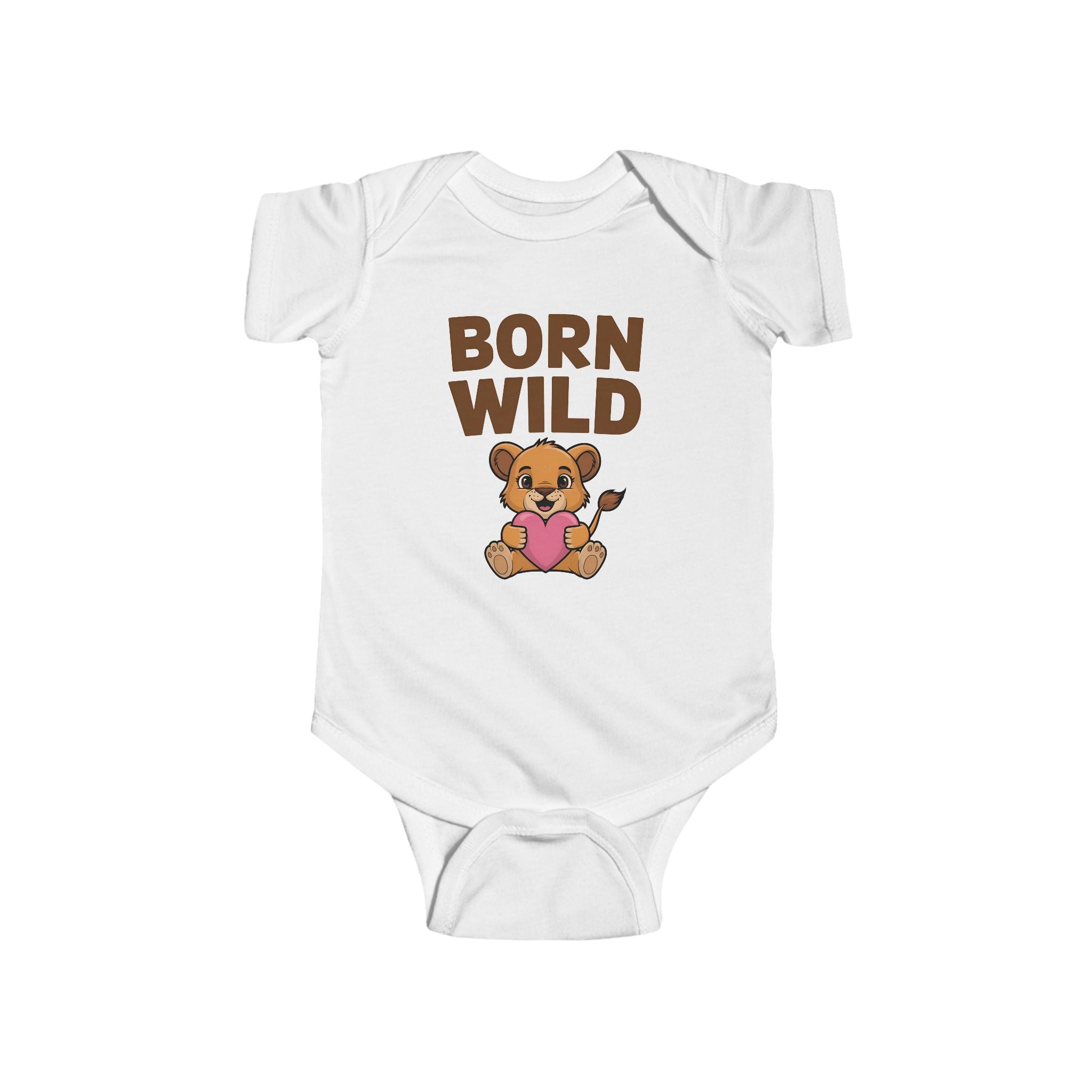 Infant Graphic Onesie - Born Wild | Kids clothes by atgodanddesigns