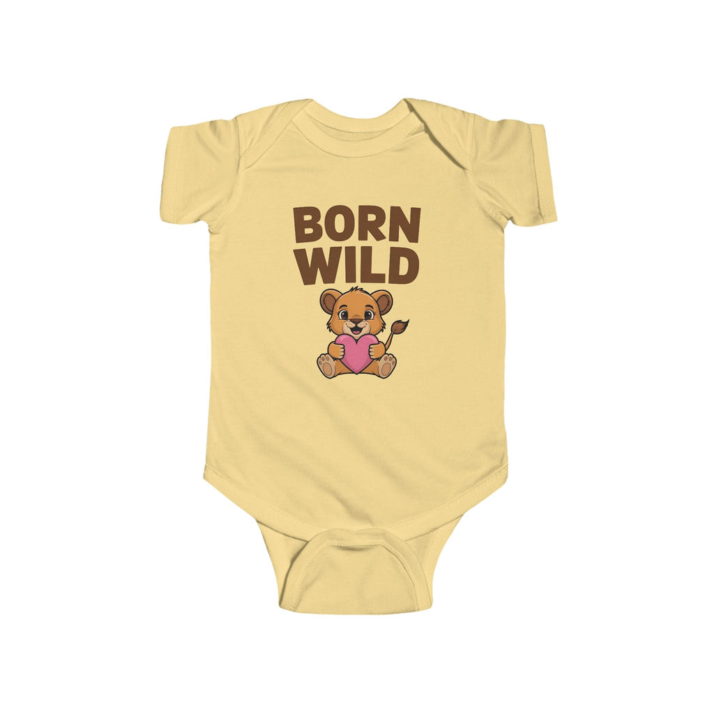 Infant Graphic Onesie - Born Wild | Kids clothes by atgodanddesigns