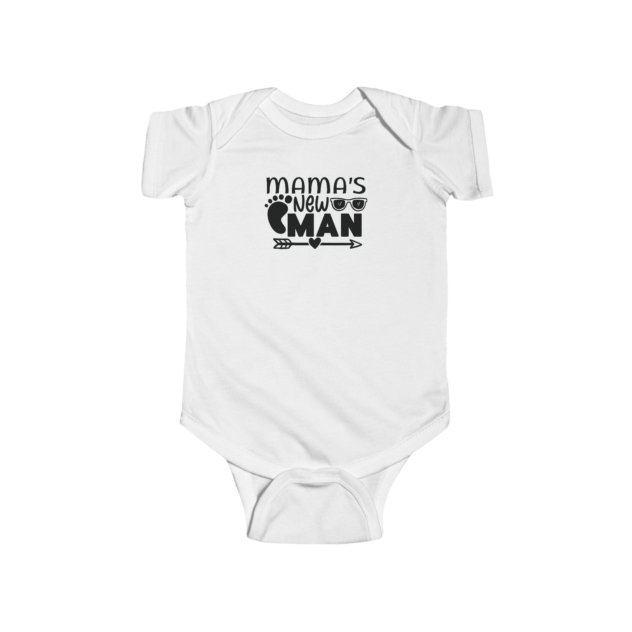 Infant Graphic Onesie - Mama's New Man | Kids clothes by atgodanddesigns