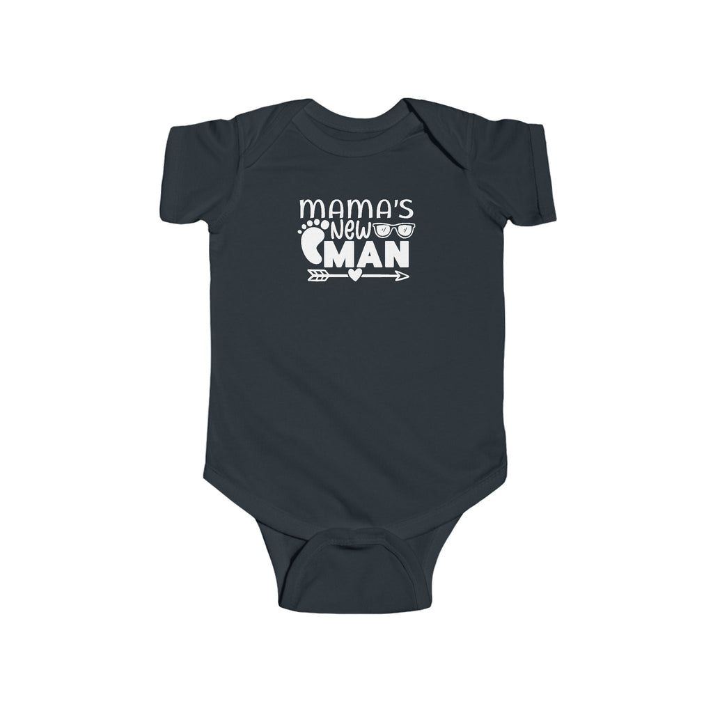 Infant Graphic Onesie - Mama's New Man | Kids clothes by atgodanddesigns