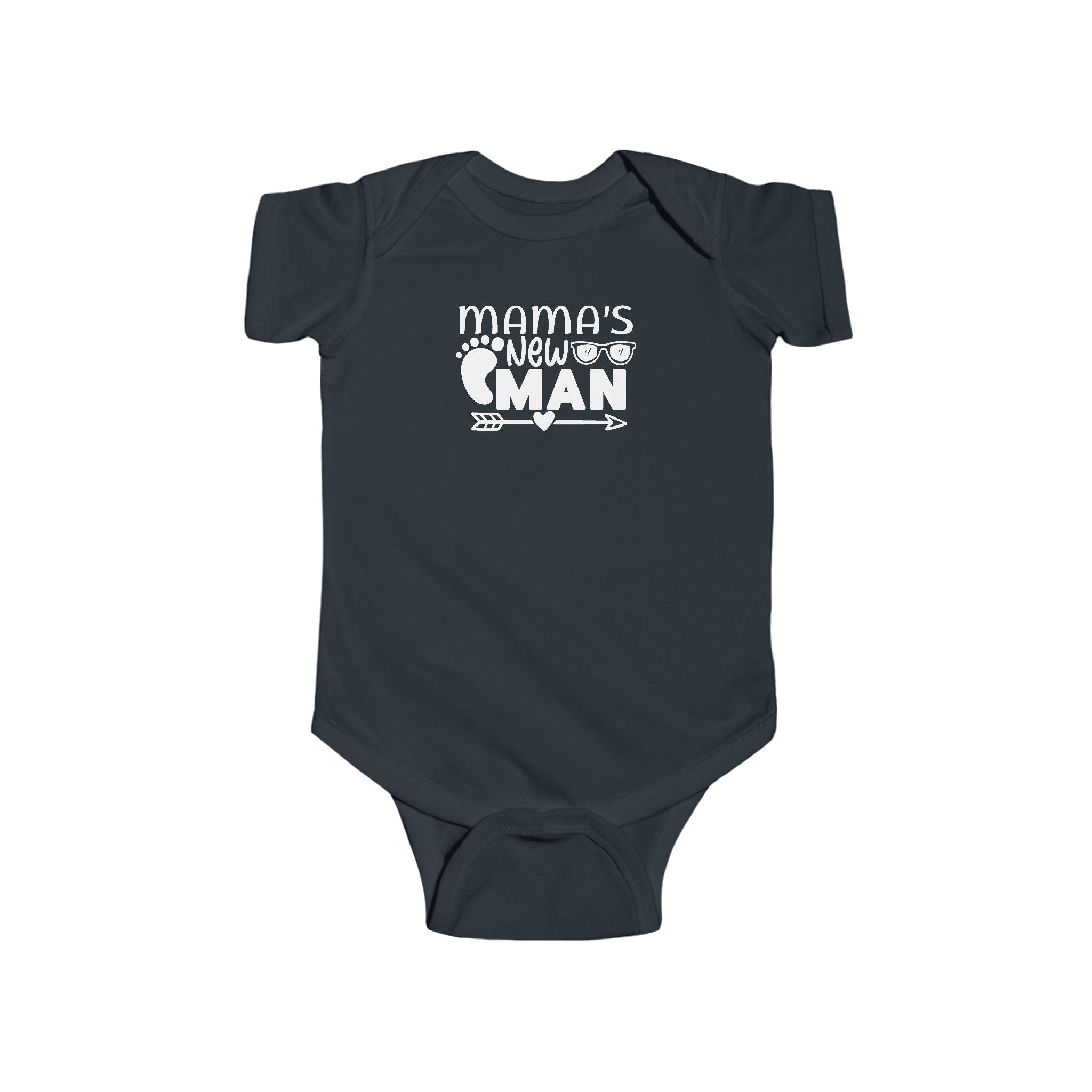 Infant Graphic Onesie - Mama's New Man | Kids clothes by atgodanddesigns