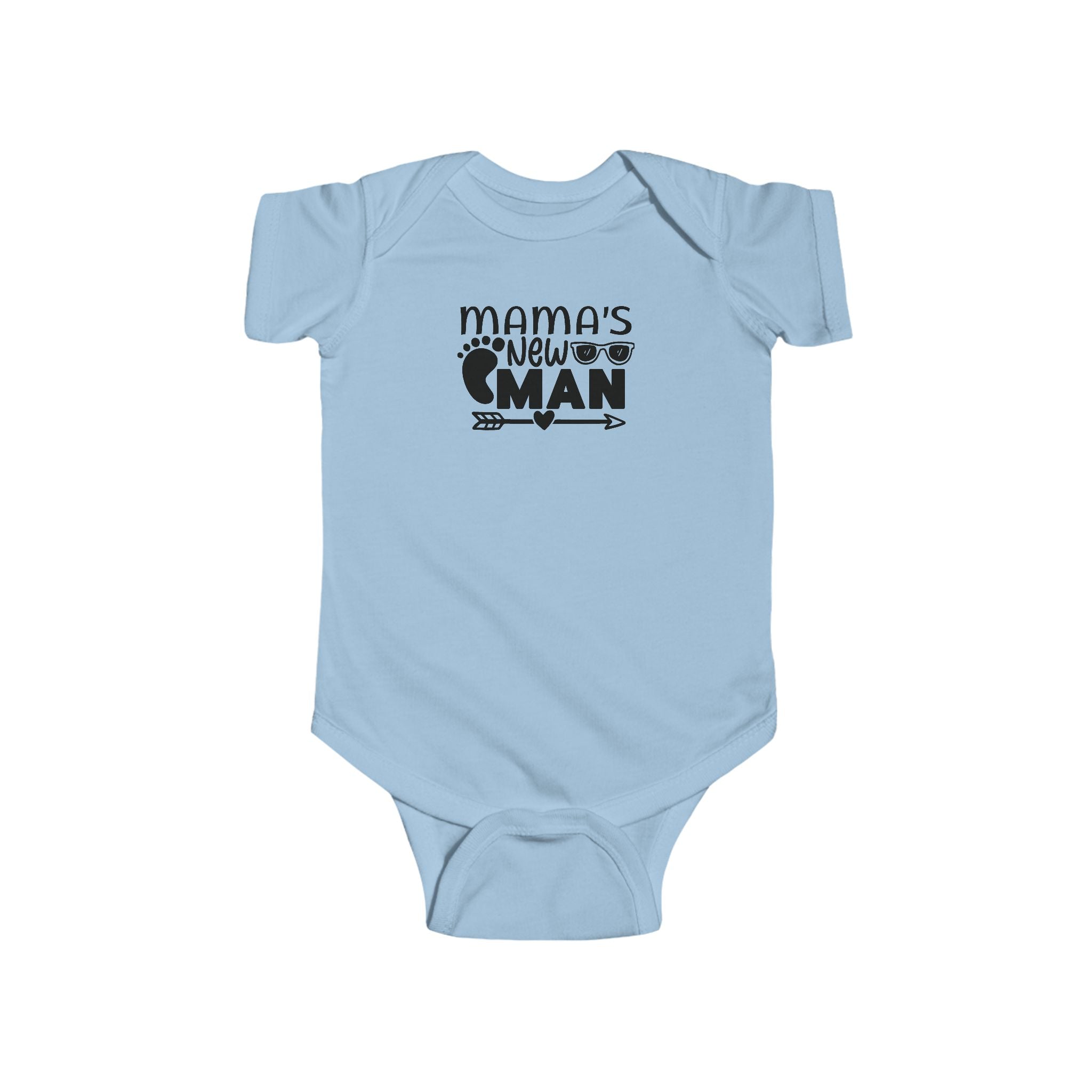 Infant Graphic Onesie - Mama's New Man | Kids clothes by atgodanddesigns