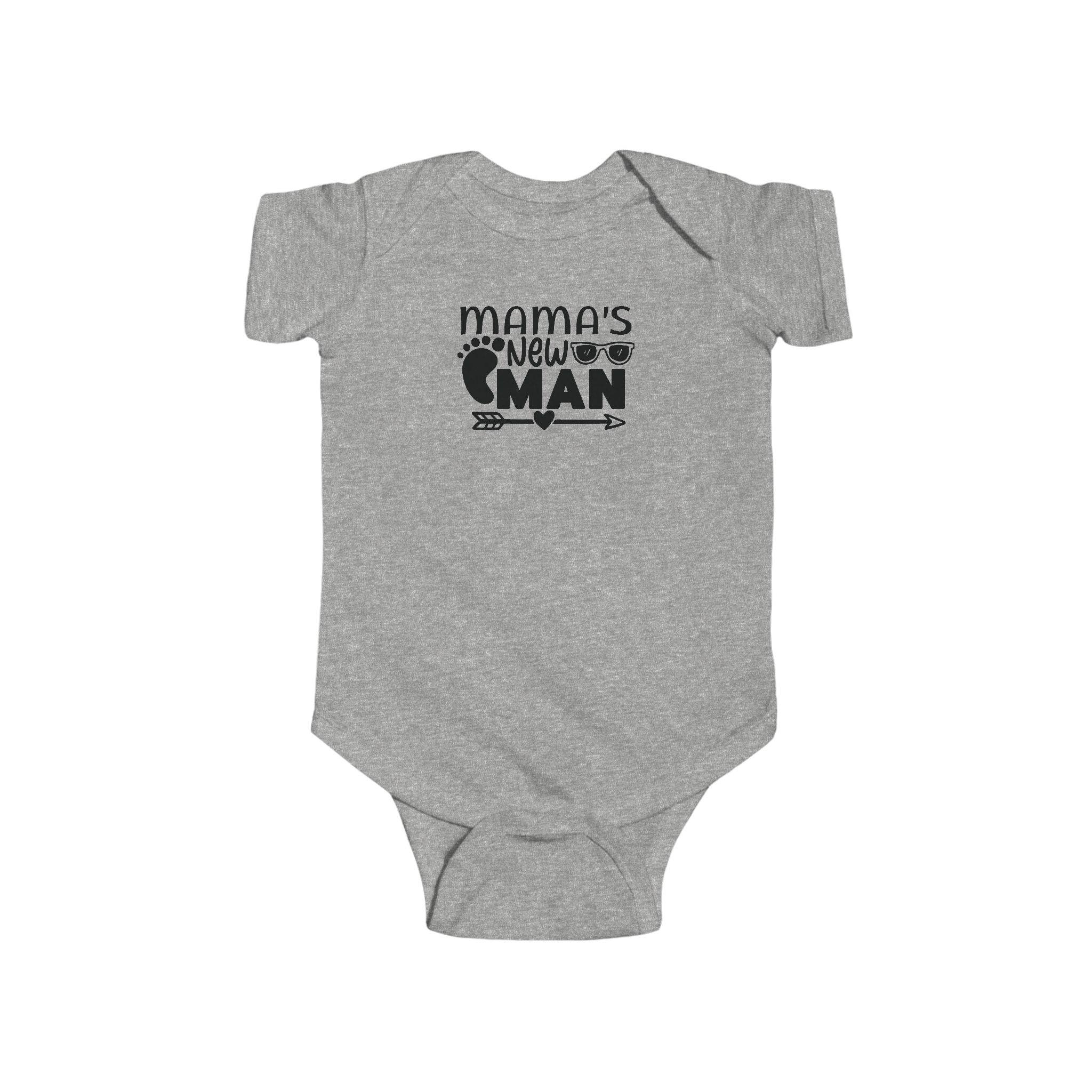 Infant Graphic Onesie - Mama's New Man | Kids clothes by atgodanddesigns