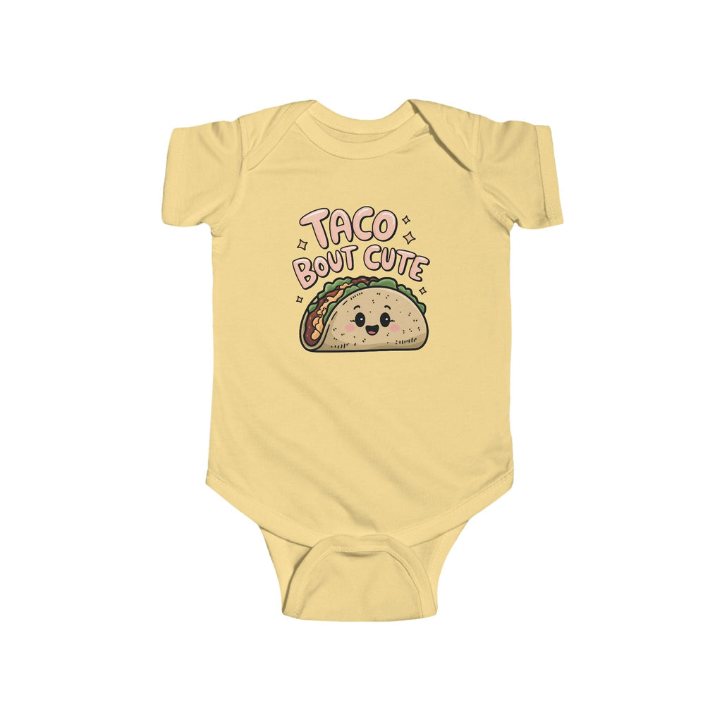 Infant Graphic Onesie - Taco Bout Cute | Kids clothes by atgodanddesigns