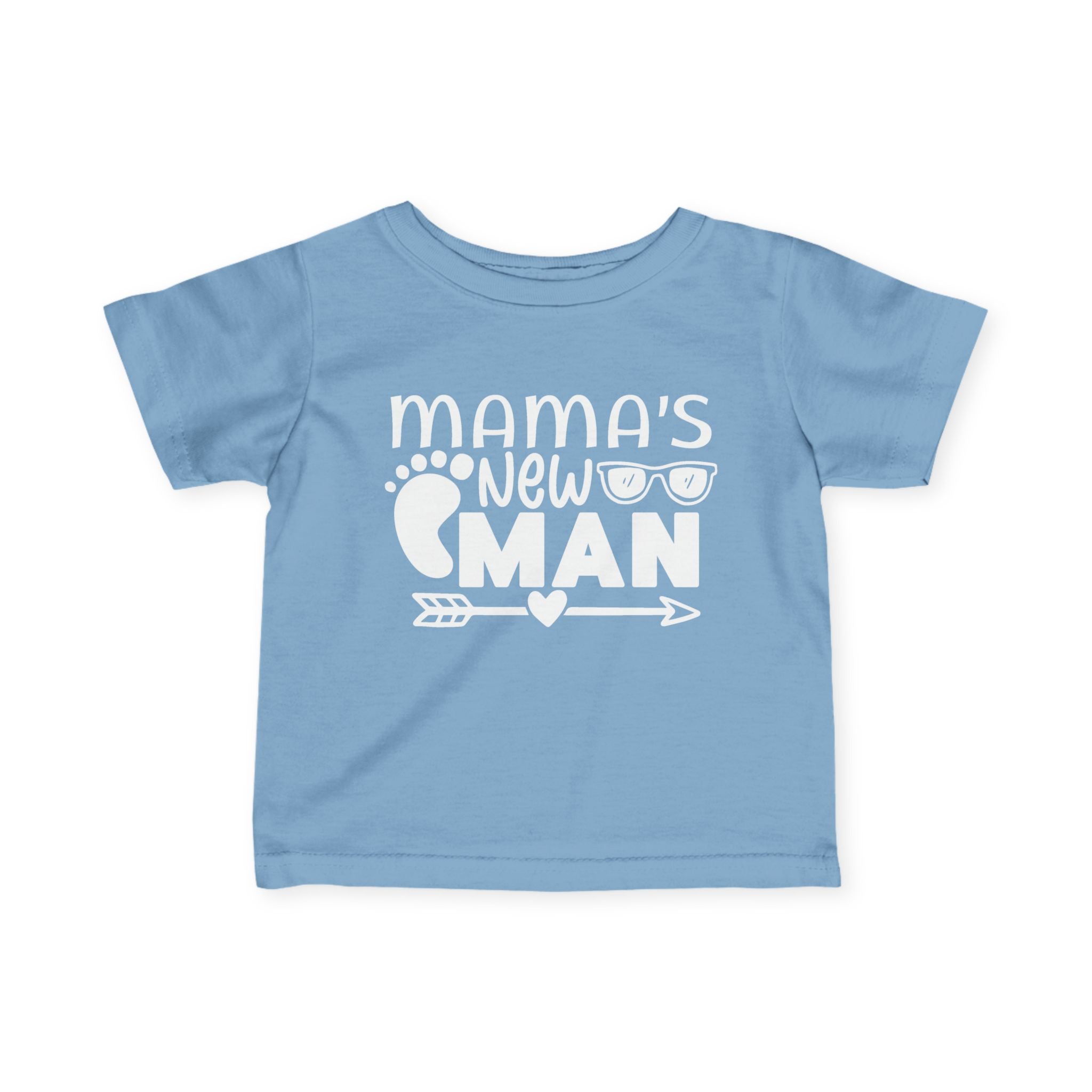 Infant Graphic Tee - Mama's New Man | Kids clothes by atgodanddesigns