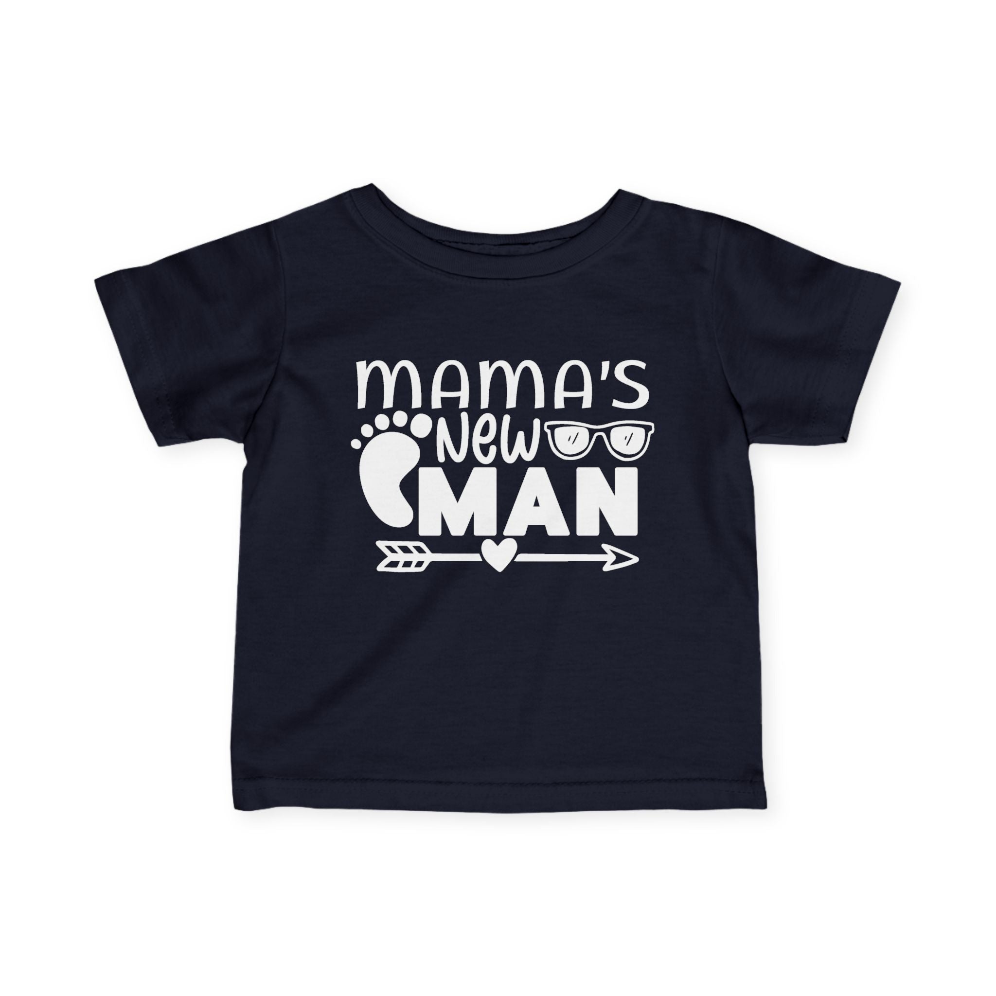 Infant Graphic Tee - Mama's New Man | Kids clothes by atgodanddesigns