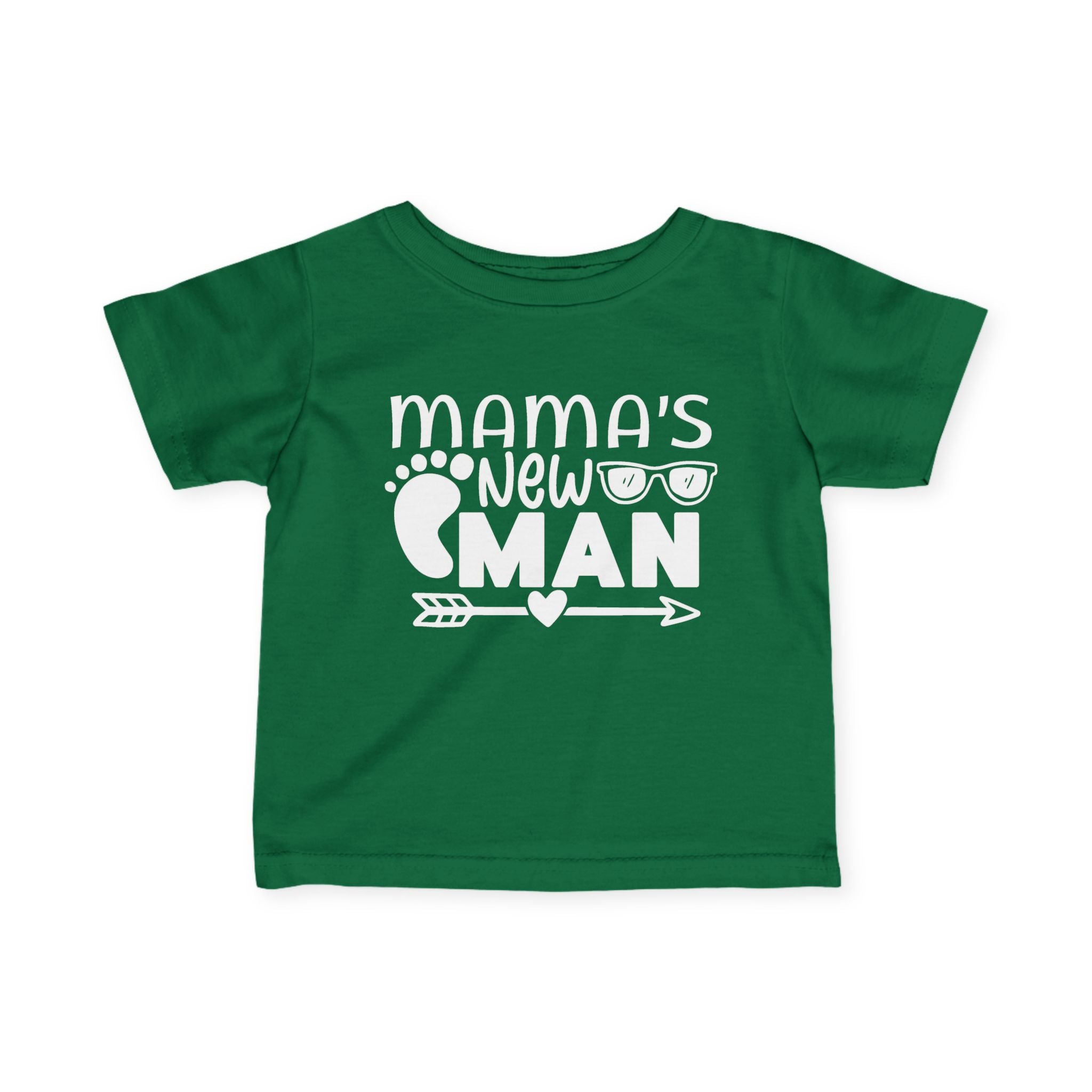 Infant Graphic Tee - Mama's New Man | Kids clothes by atgodanddesigns