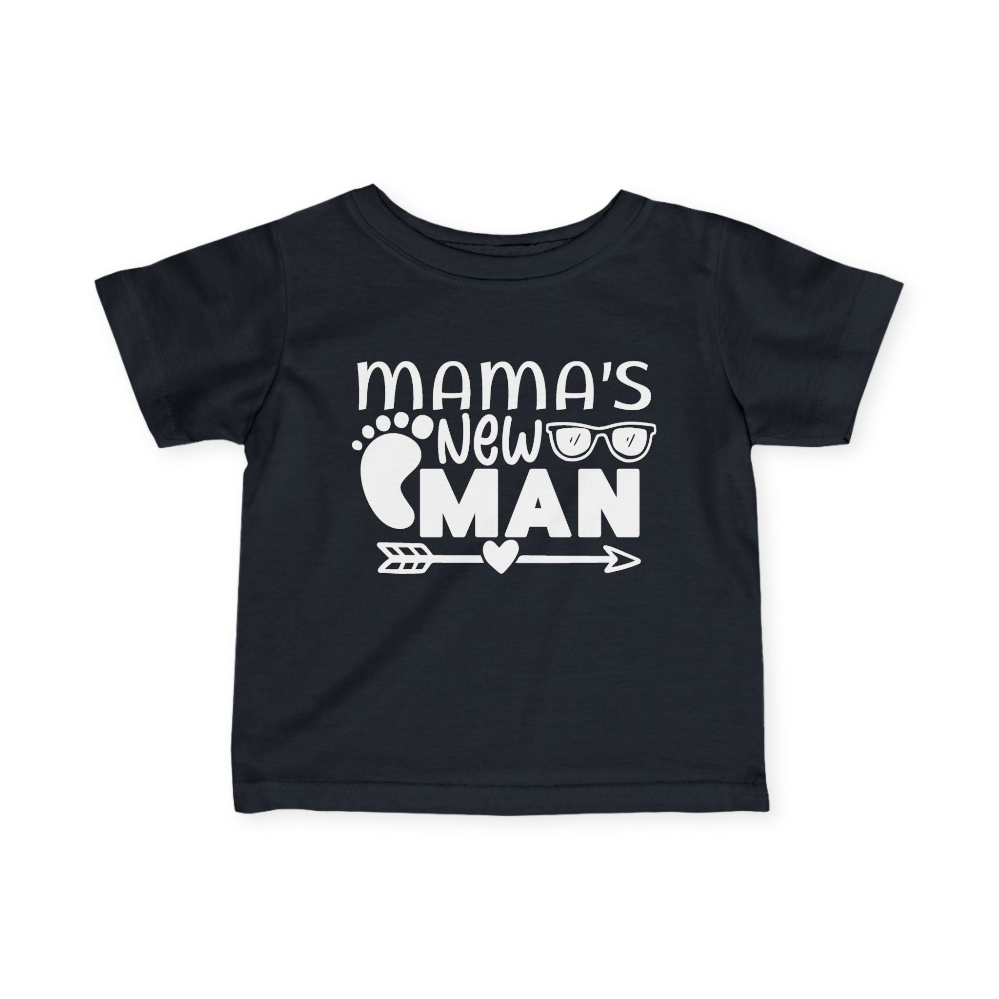 Infant Graphic Tee - Mama's New Man | Kids clothes by atgodanddesigns