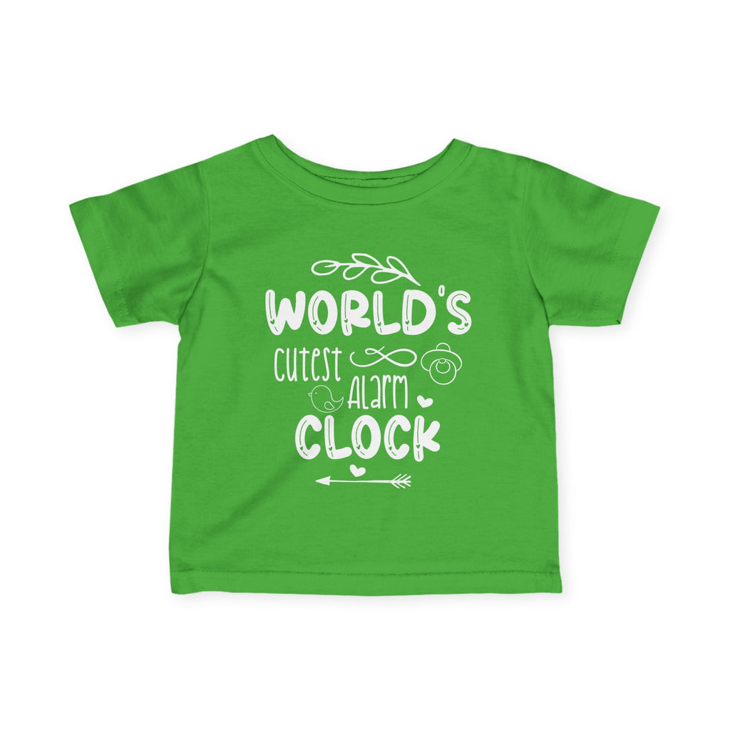 Infant Graphic Tee - World's Cutest Alarm Clock | Kids clothes by atgodanddesigns
