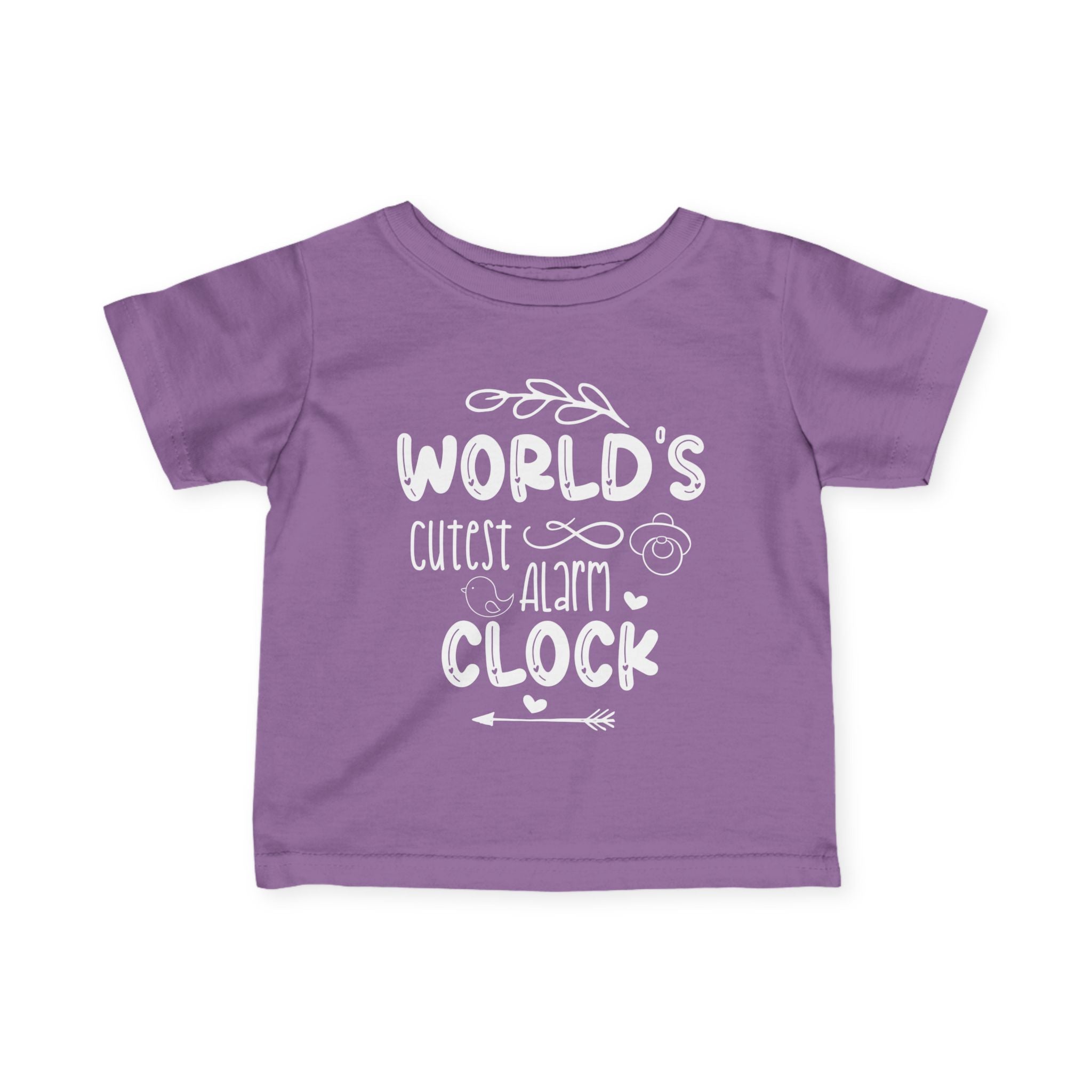 Infant Graphic Tee - World's Cutest Alarm Clock | Kids clothes by atgodanddesigns