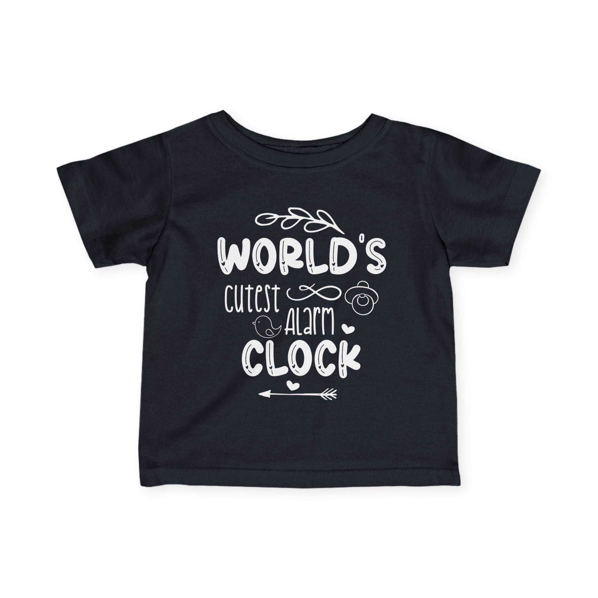 Infant Graphic Tee - World's Cutest Alarm Clock | Kids clothes by atgodanddesigns