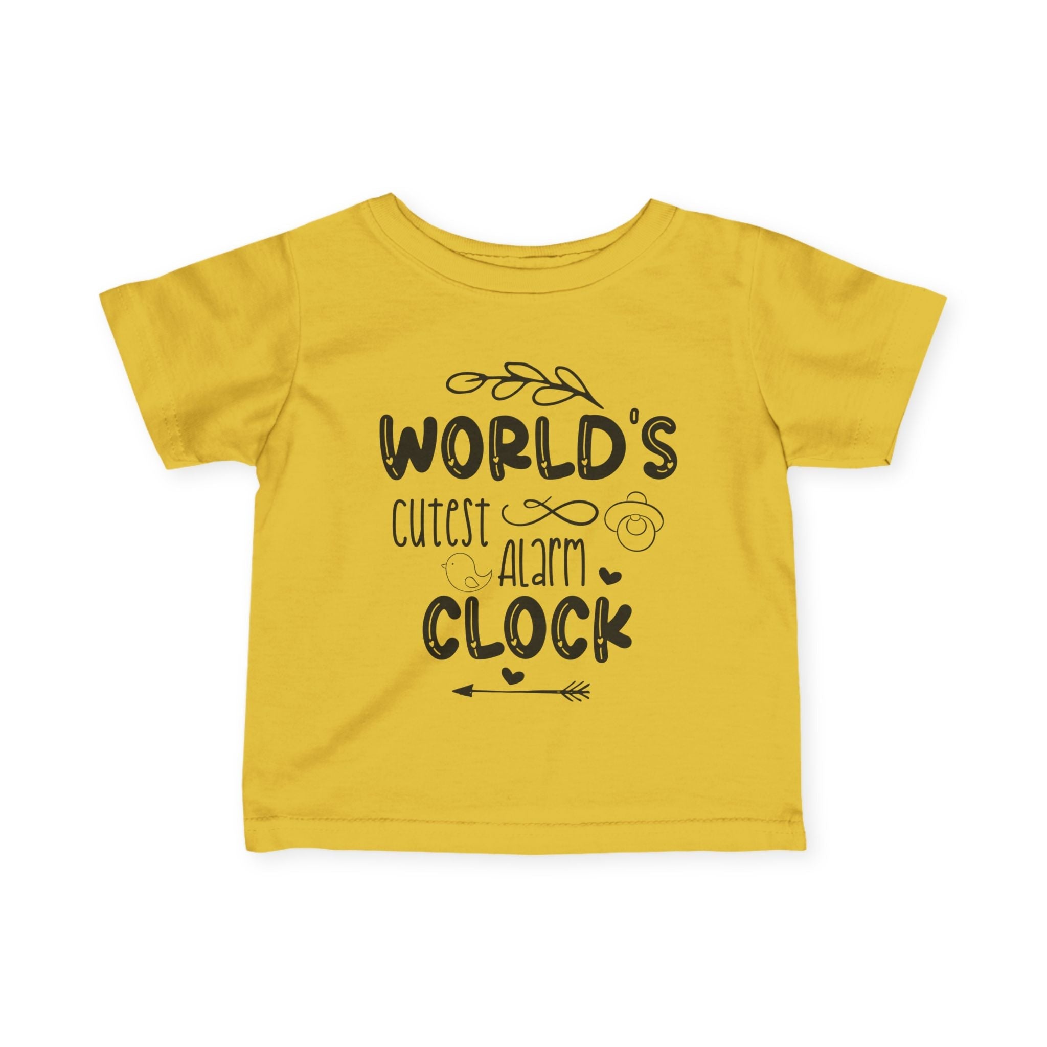 Infant Graphic Tee - World's Cutest Alarm Clock | Kids clothes by atgodanddesigns