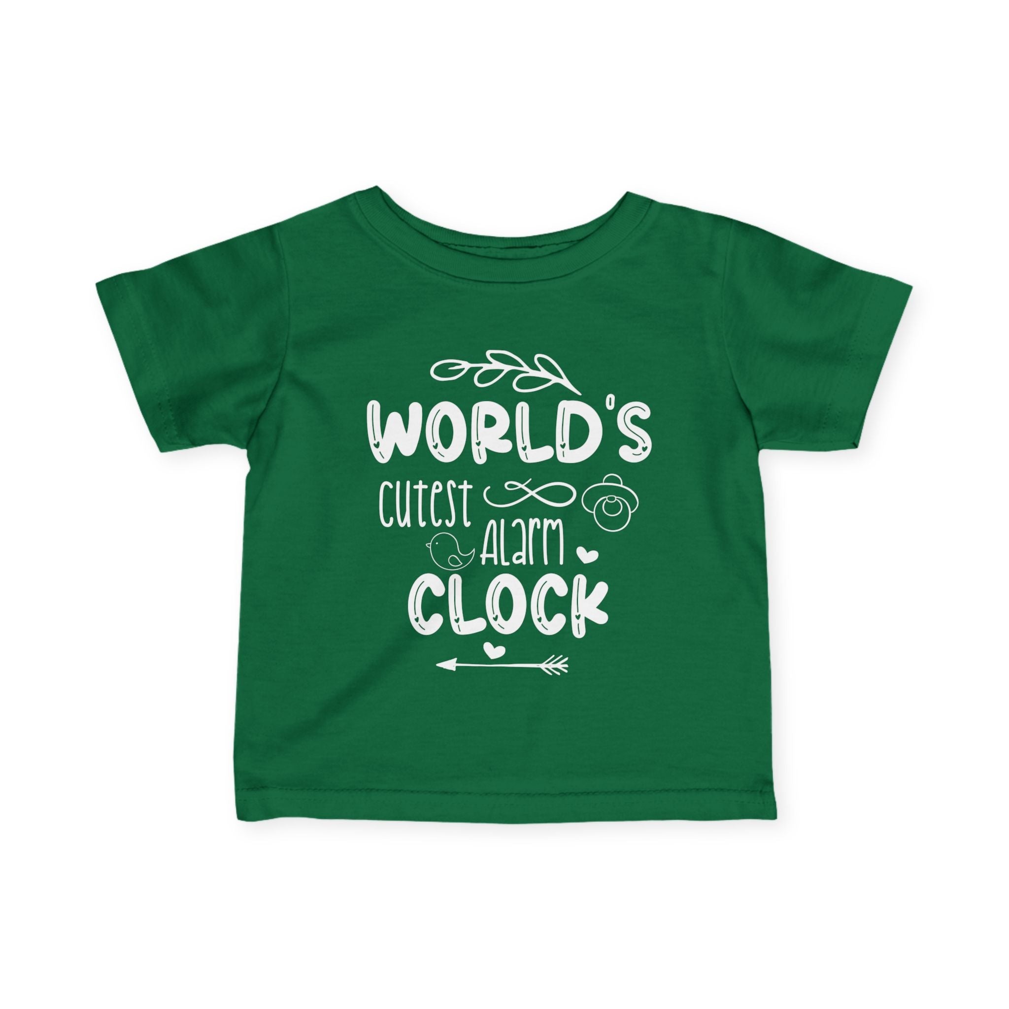 Infant Graphic Tee - World's Cutest Alarm Clock | Kids clothes by atgodanddesigns