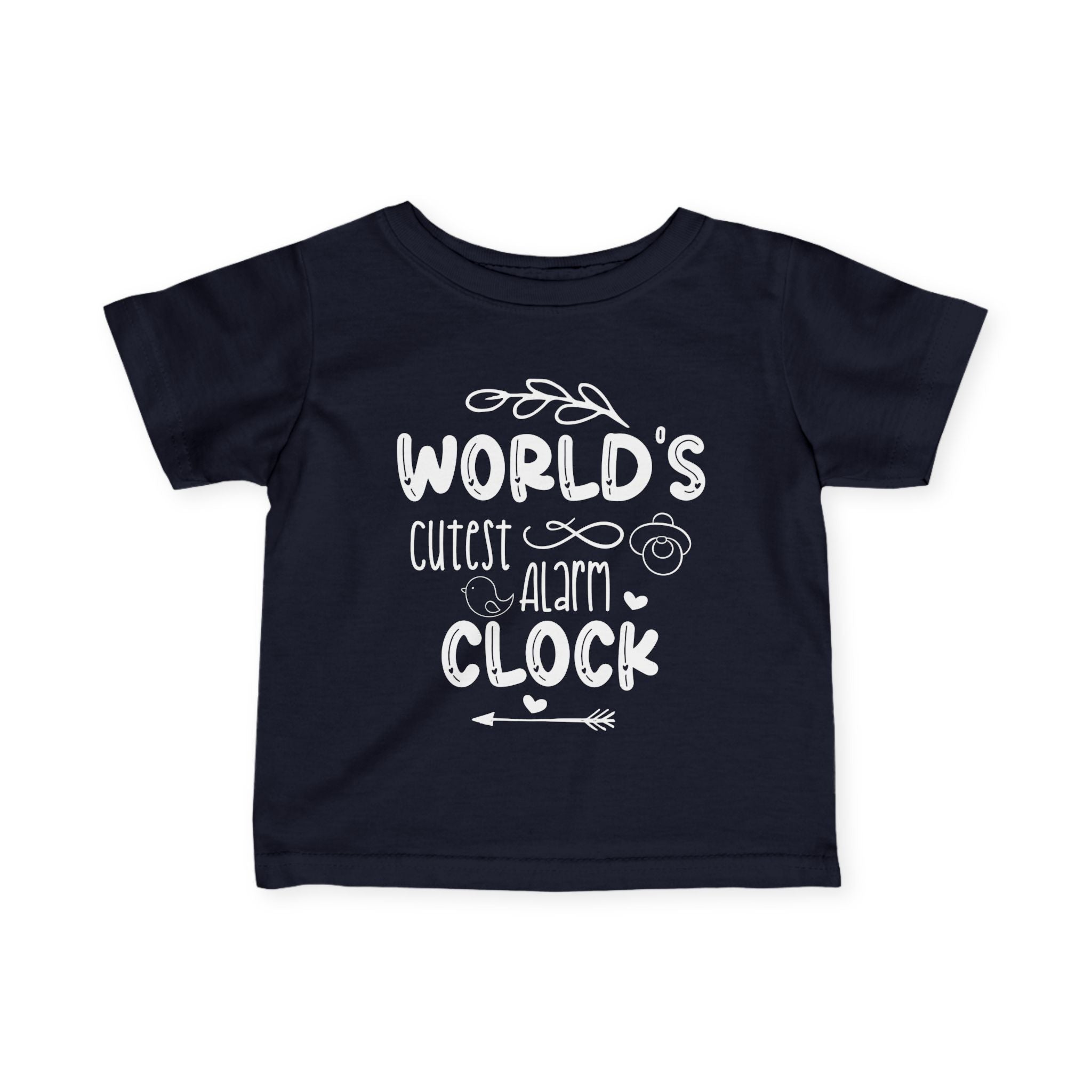 Infant Graphic Tee - World's Cutest Alarm Clock | Kids clothes by atgodanddesigns