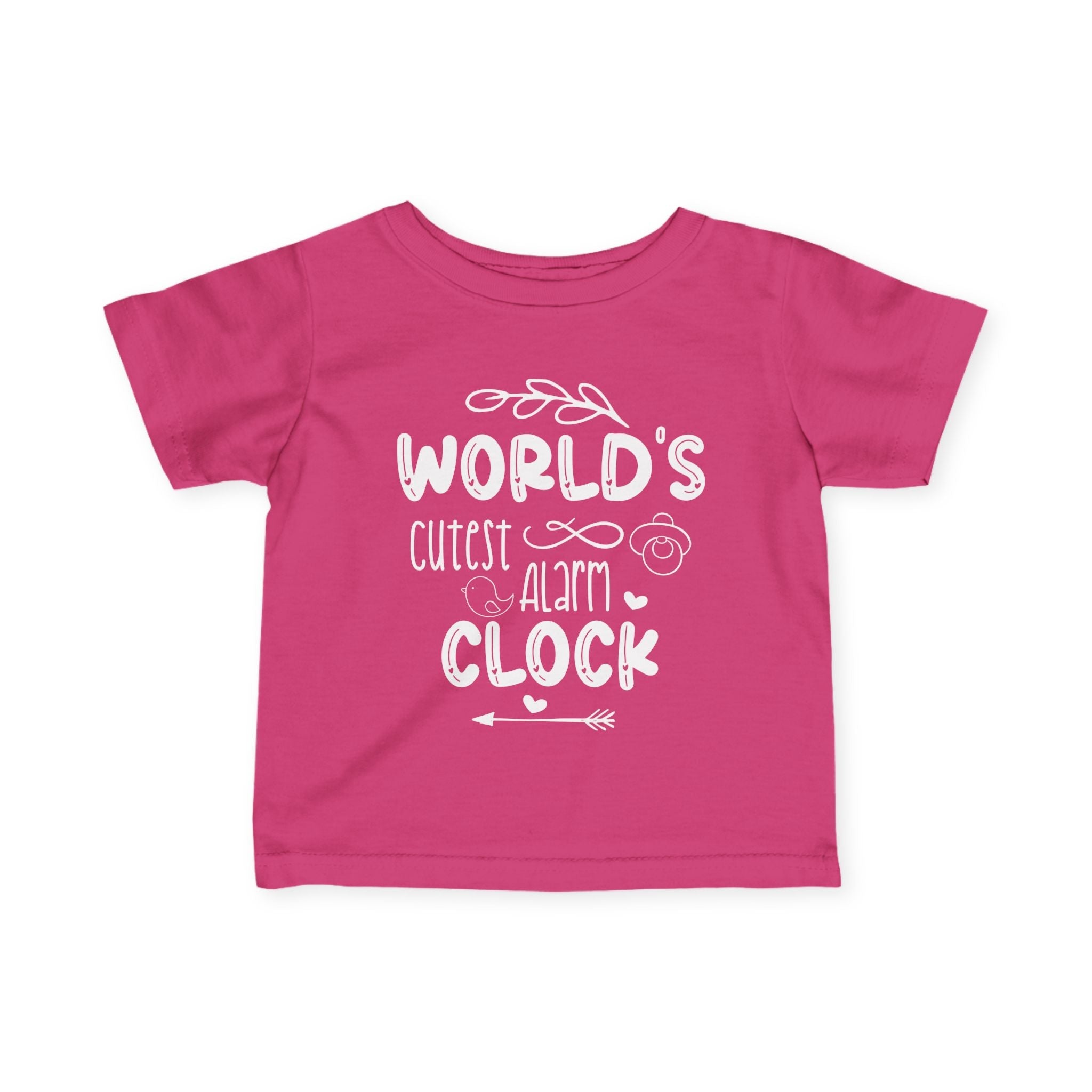 Infant Graphic Tee - World's Cutest Alarm Clock | Kids clothes by atgodanddesigns