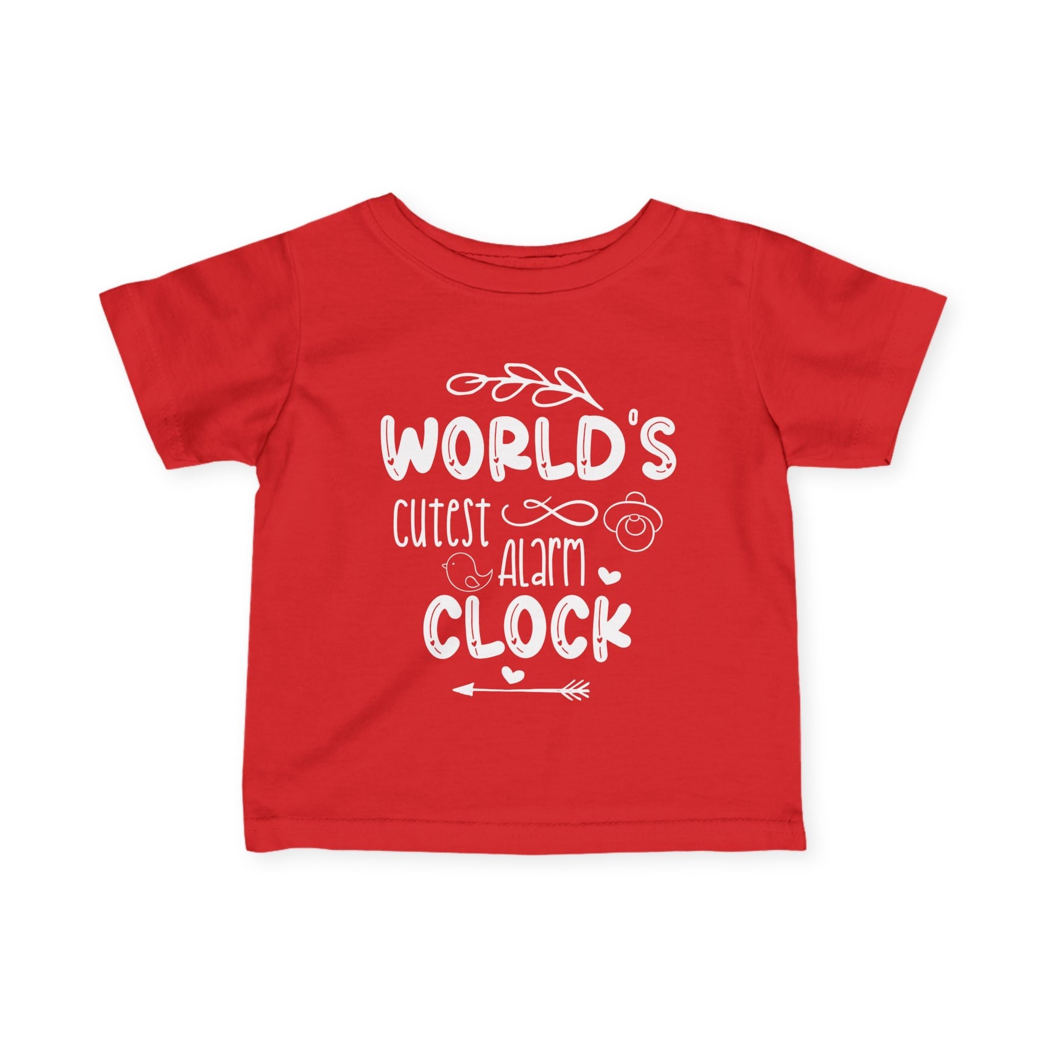 Infant Graphic Tee - World's Cutest Alarm Clock | Kids clothes by atgodanddesigns
