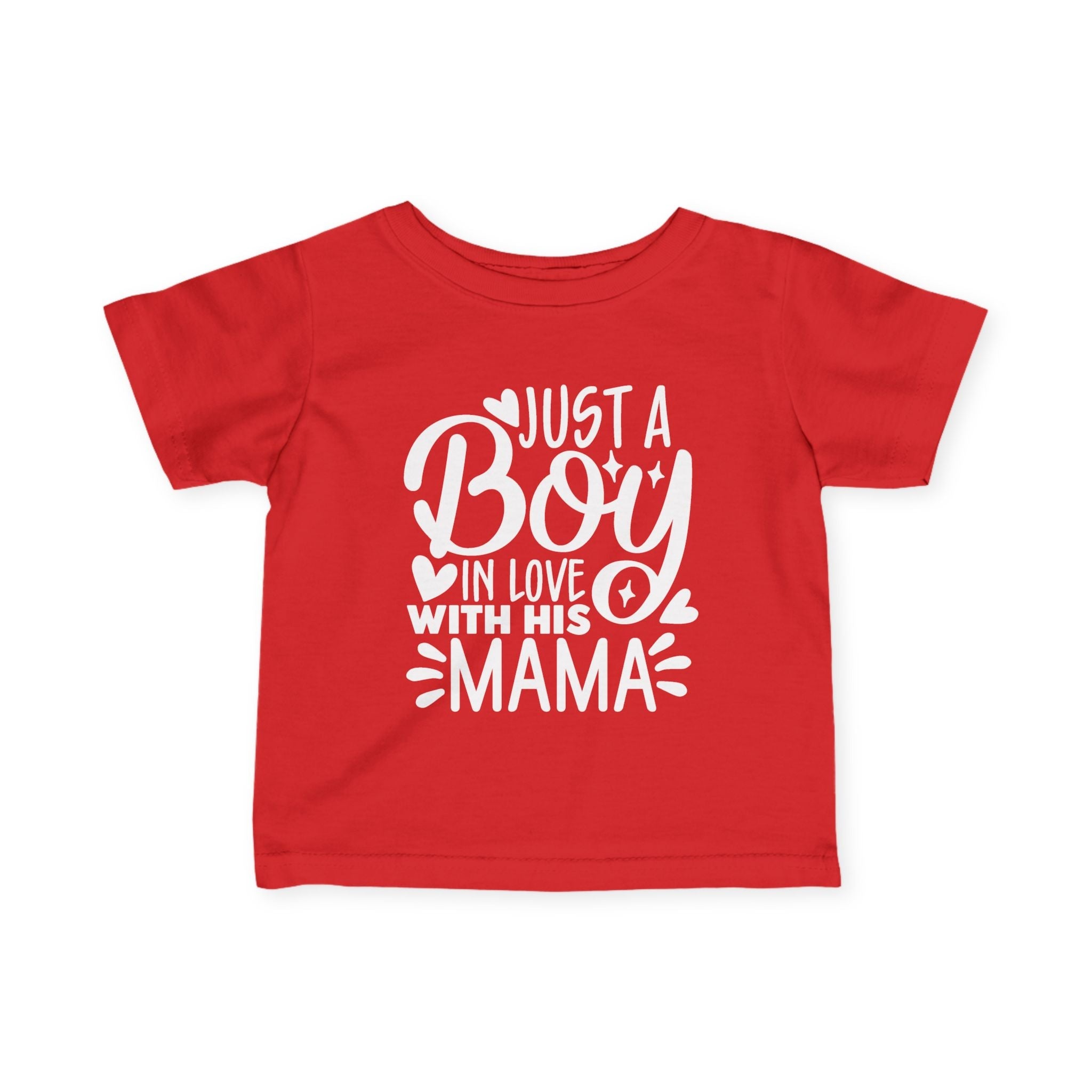 Infant Graphics Tee - Just A Boy In Love With His Mama | Kids clothes by atgodanddesigns