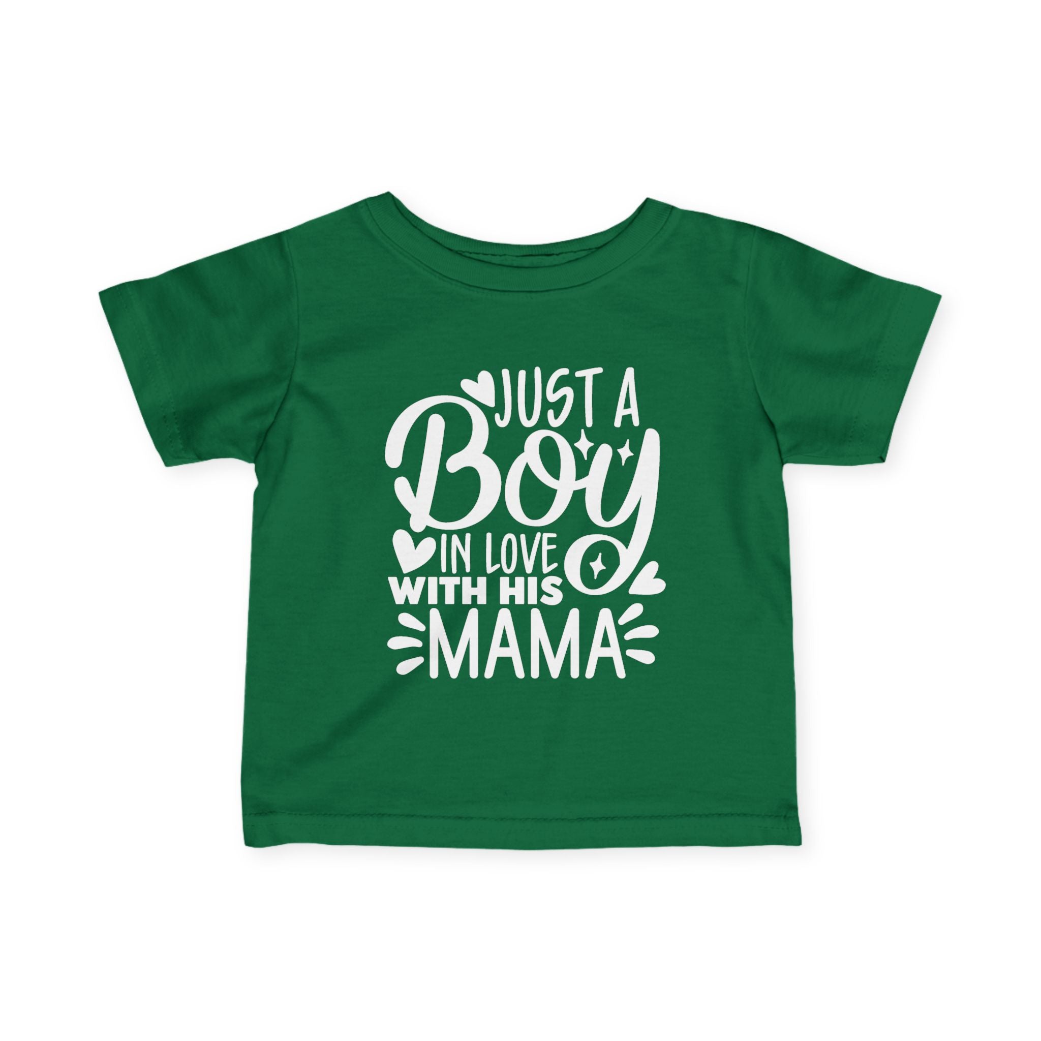 Infant Graphics Tee - Just A Boy In Love With His Mama | Kids clothes by atgodanddesigns