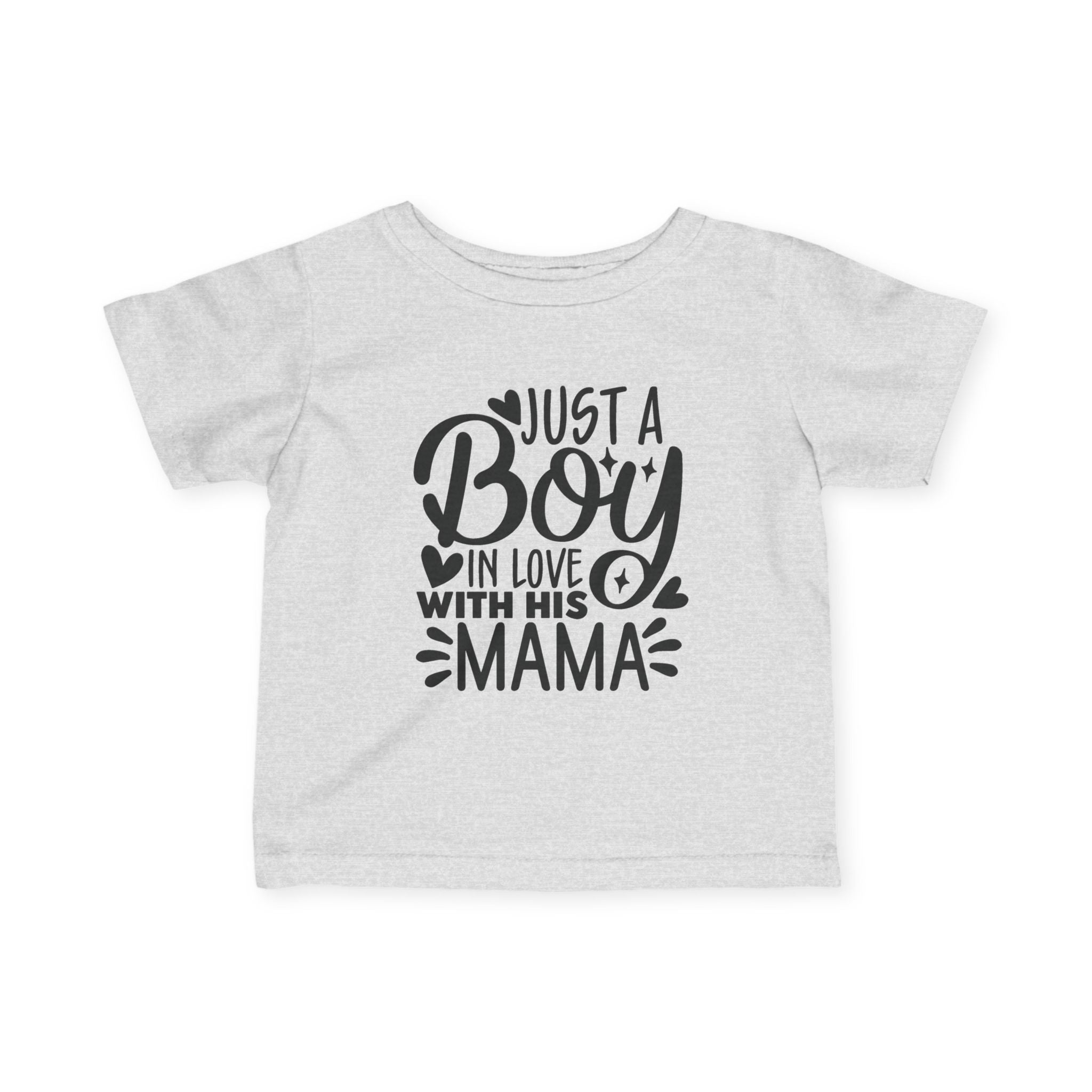 Infant Graphics Tee - Just A Boy In Love With His Mama | Kids clothes by atgodanddesigns