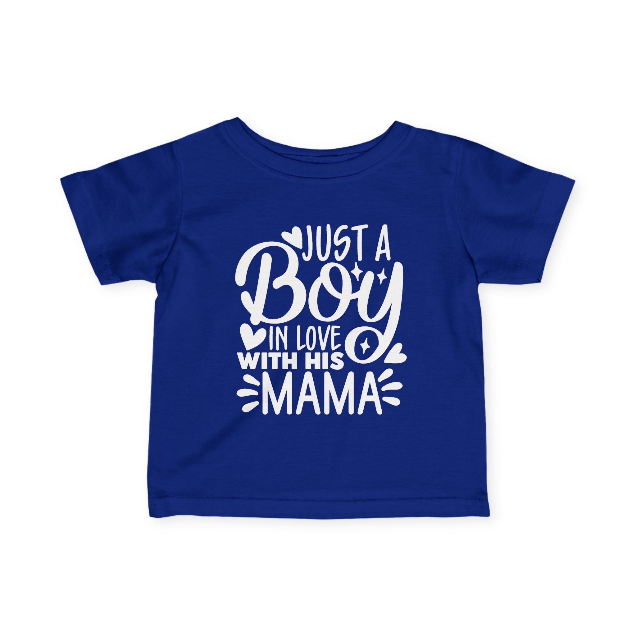 Infant Graphics Tee - Just A Boy In Love With His Mama | Kids clothes by atgodanddesigns