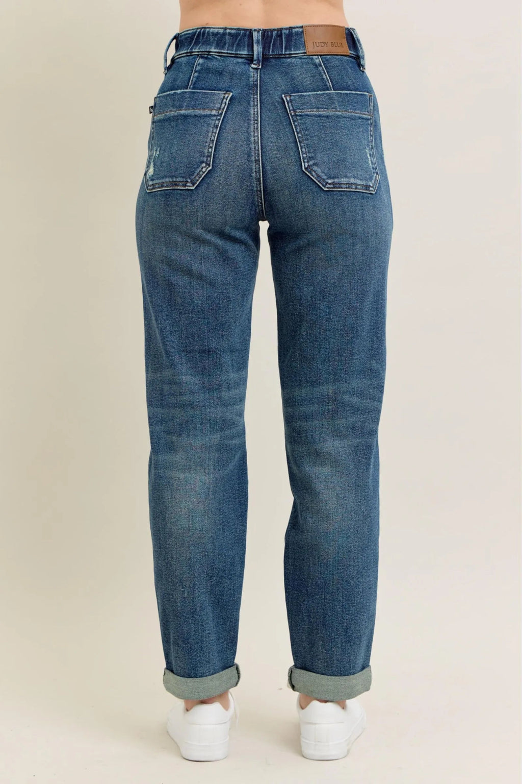 Judy Blue Full Size HW Vintage Wash Jeans w/ Drawstring Plus Size | by atgodanddesigns