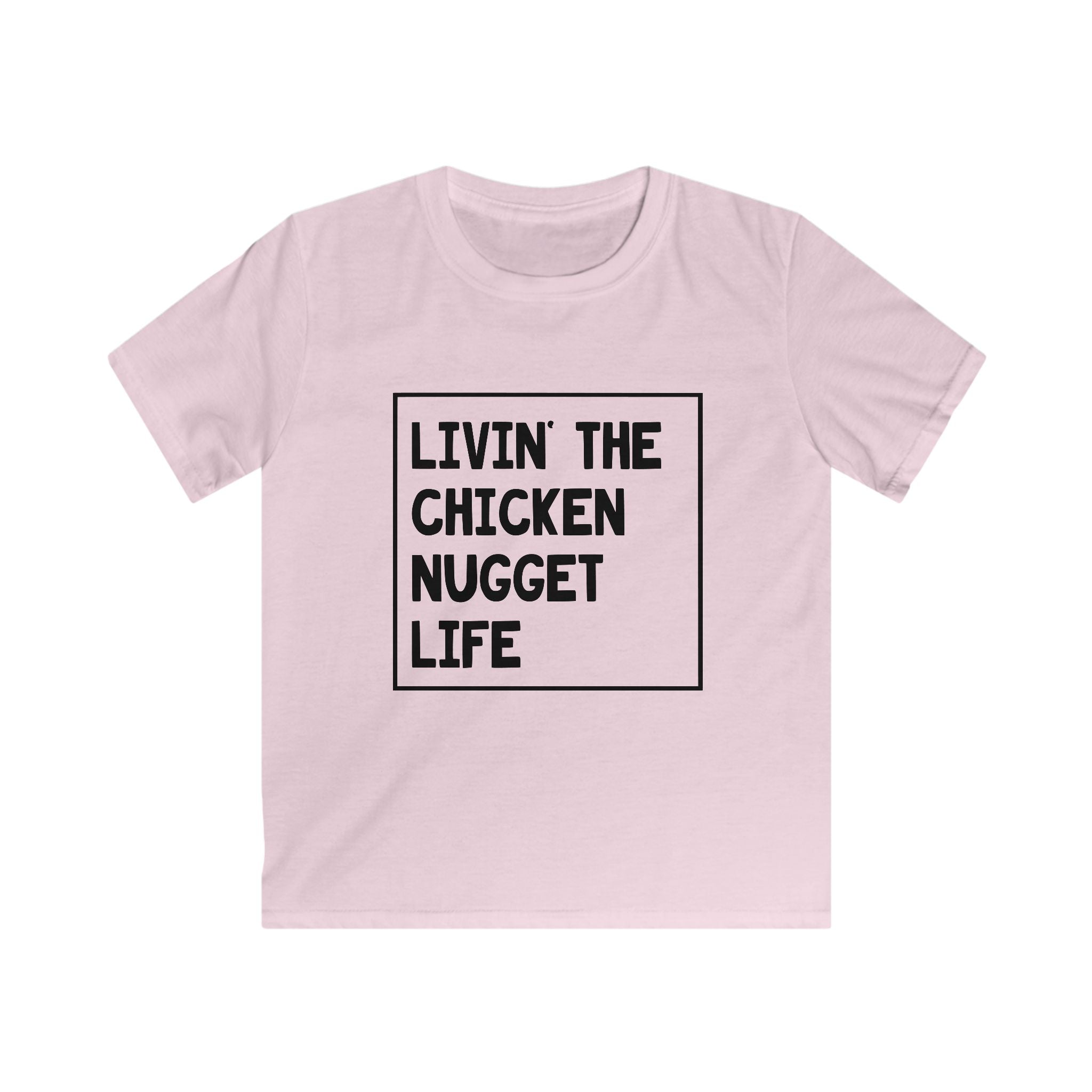 Kids Graphic T-Shirt - Livin' The Chicken Nugget Life | Kids clothes by atgodanddesigns