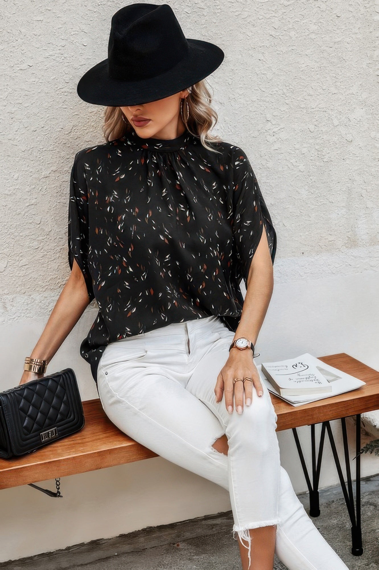 Leopard Open Back Knot Drop Top | by atgodanddesigns