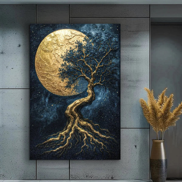 Lunar Tree of Life Wall Art | Canvas by atgodanddesigns