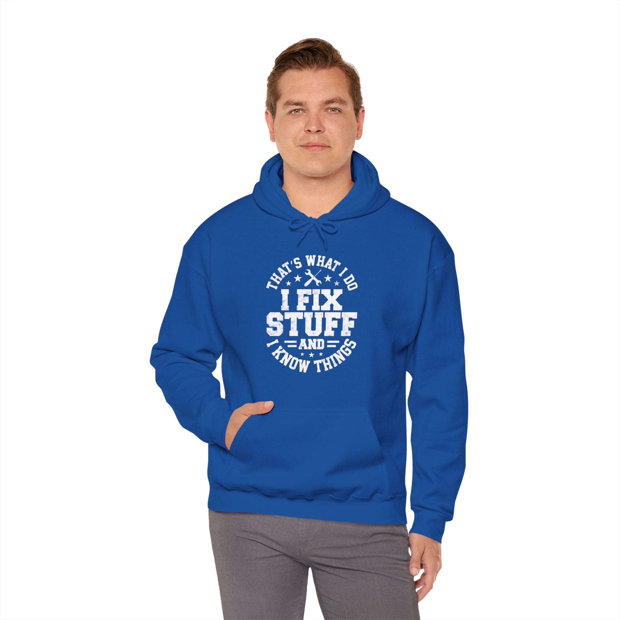 Men's Graphic Hooded Sweatshirt - That's What I Do | Hoodie by atgodanddesigns