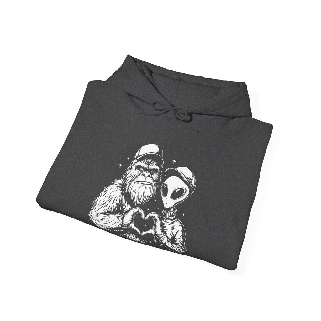 Men's Graphic Hooded Sweatshirt - We Believe In You | Hoodie by atgodanddesigns